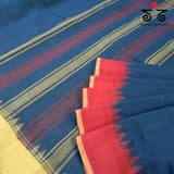 Ponduru Handspun Saree - Ganga Jamuna Border!