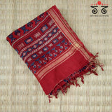 Ajrak on Linen Dupatta