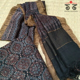 Ajrak Linen - Fabric Set Of 2