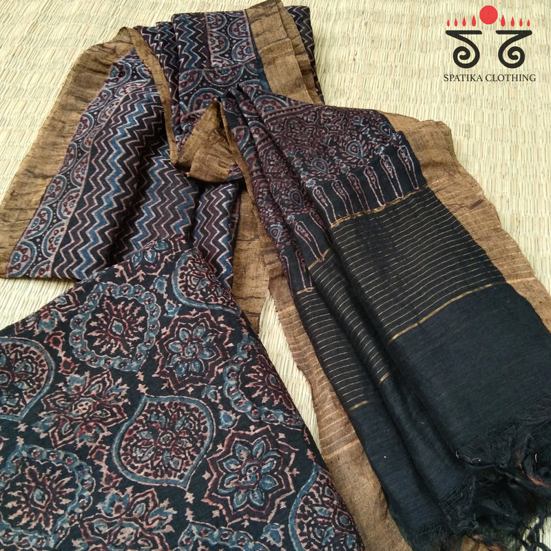 Ajrak Linen - Fabric Set Of 2