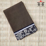 Solid Kalamkari Hand Embroidered Blouse Fabric