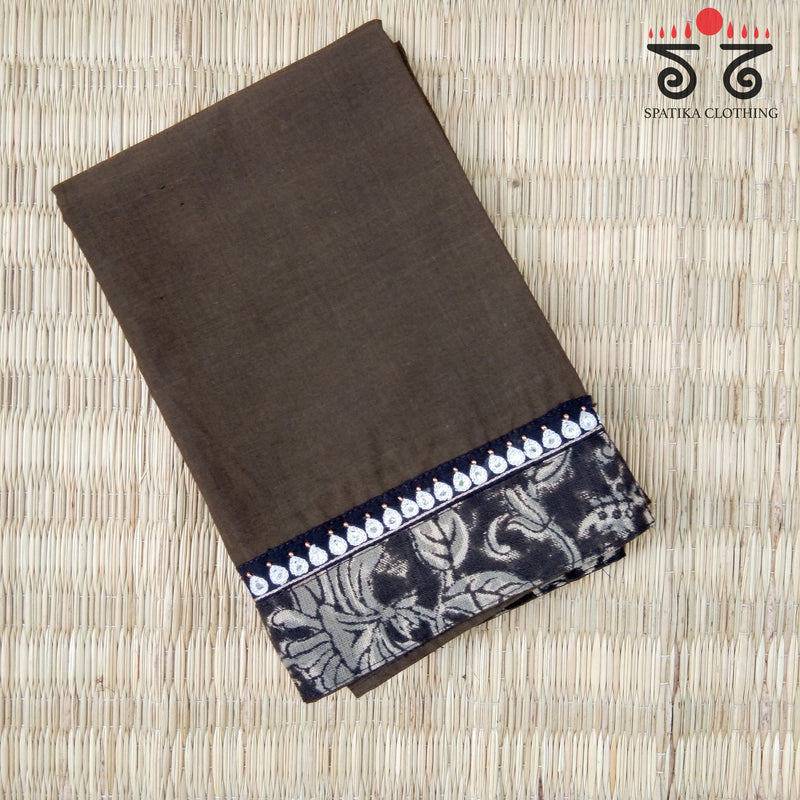 Solid Kalamkari Hand Embroidered Blouse Fabric