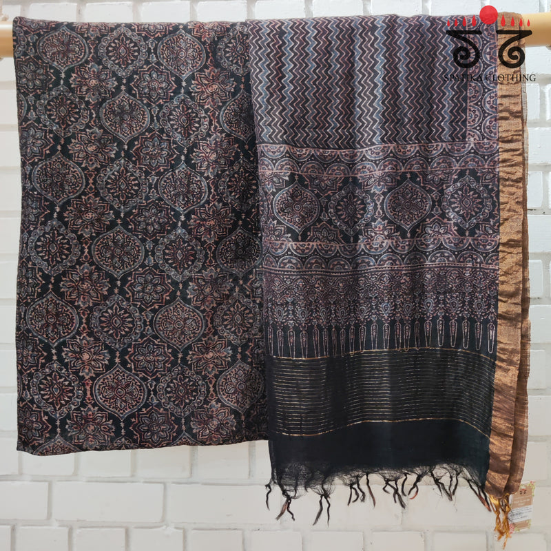 Ajrak Linen - Fabric Set Of 2