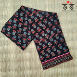 Ajrak Hand Embroidered Blouse Fabric