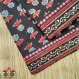 Ajrak Hand Embroidered Blouse Fabric