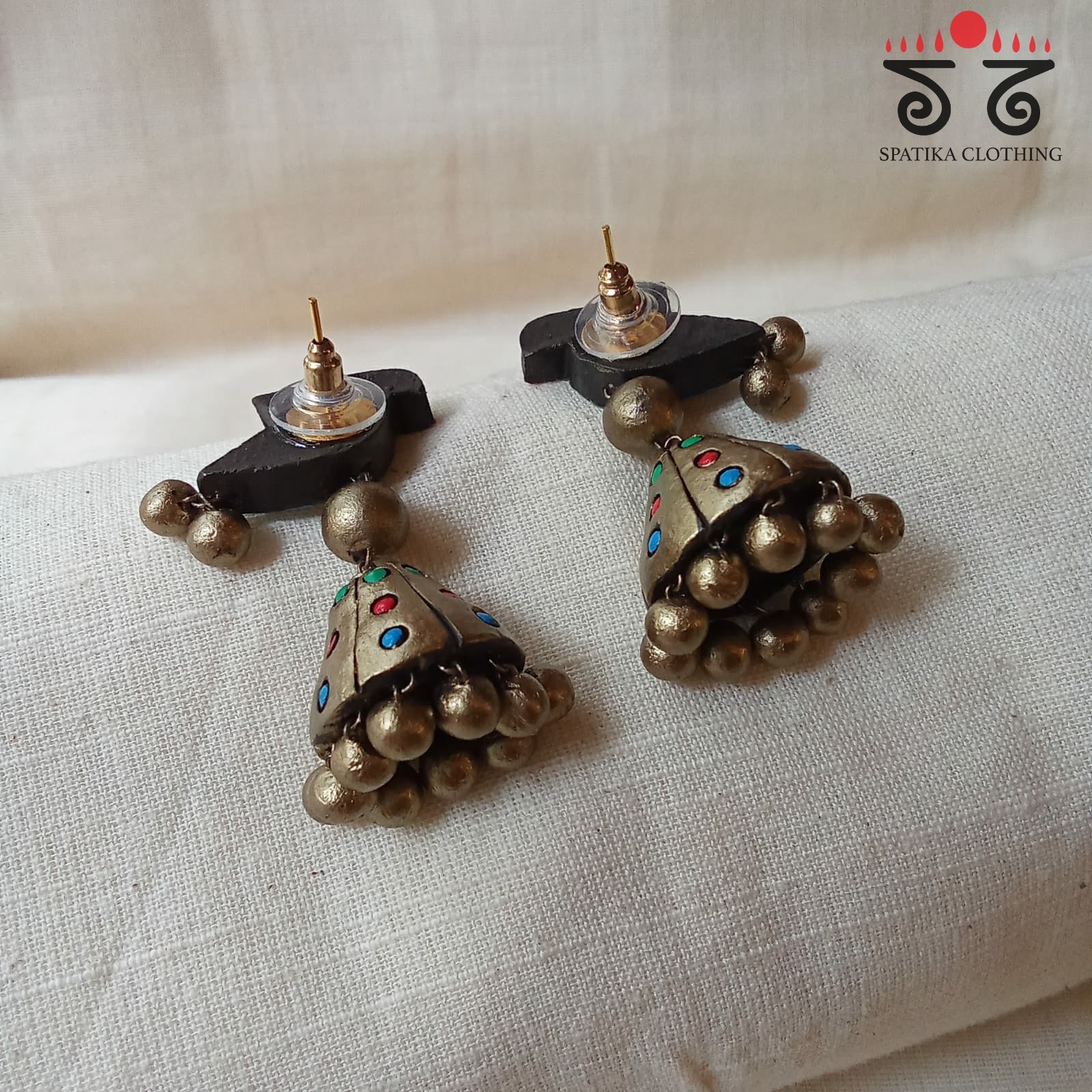 The Kili Jhumka - Terracotta