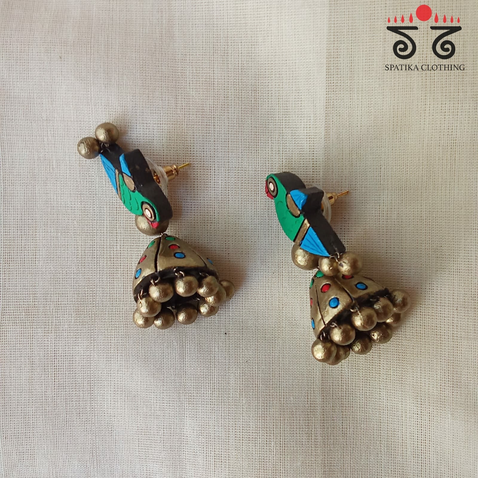 The Kili Jhumka - Terracotta