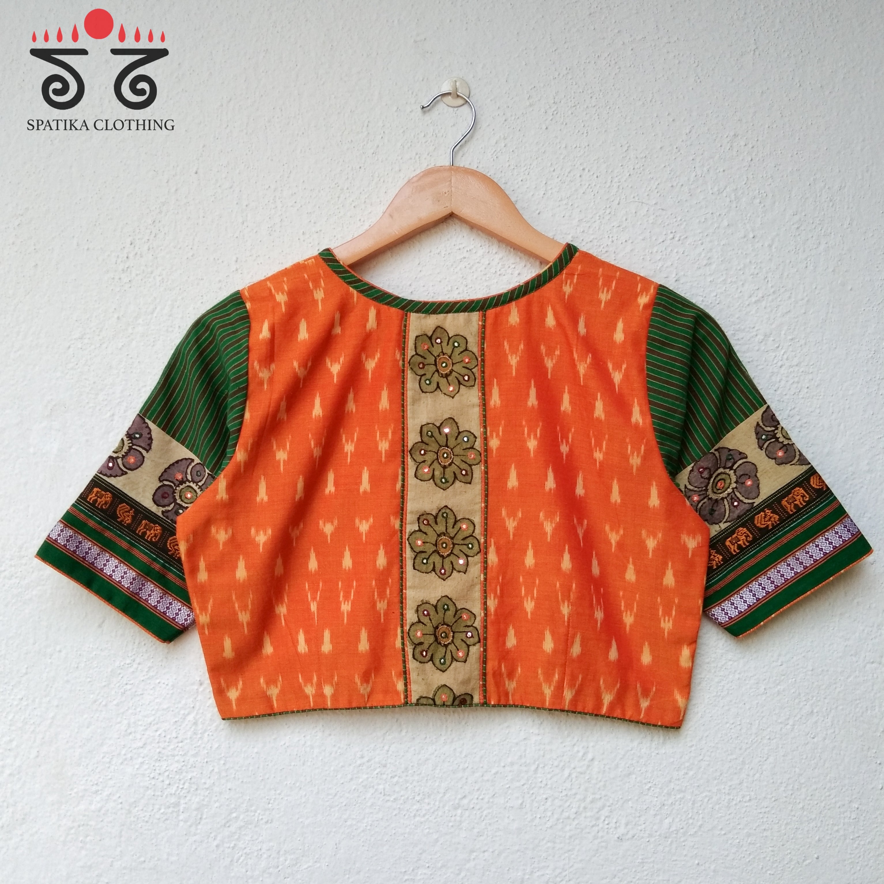 The Ikat - Pen Kalamkari Blouse