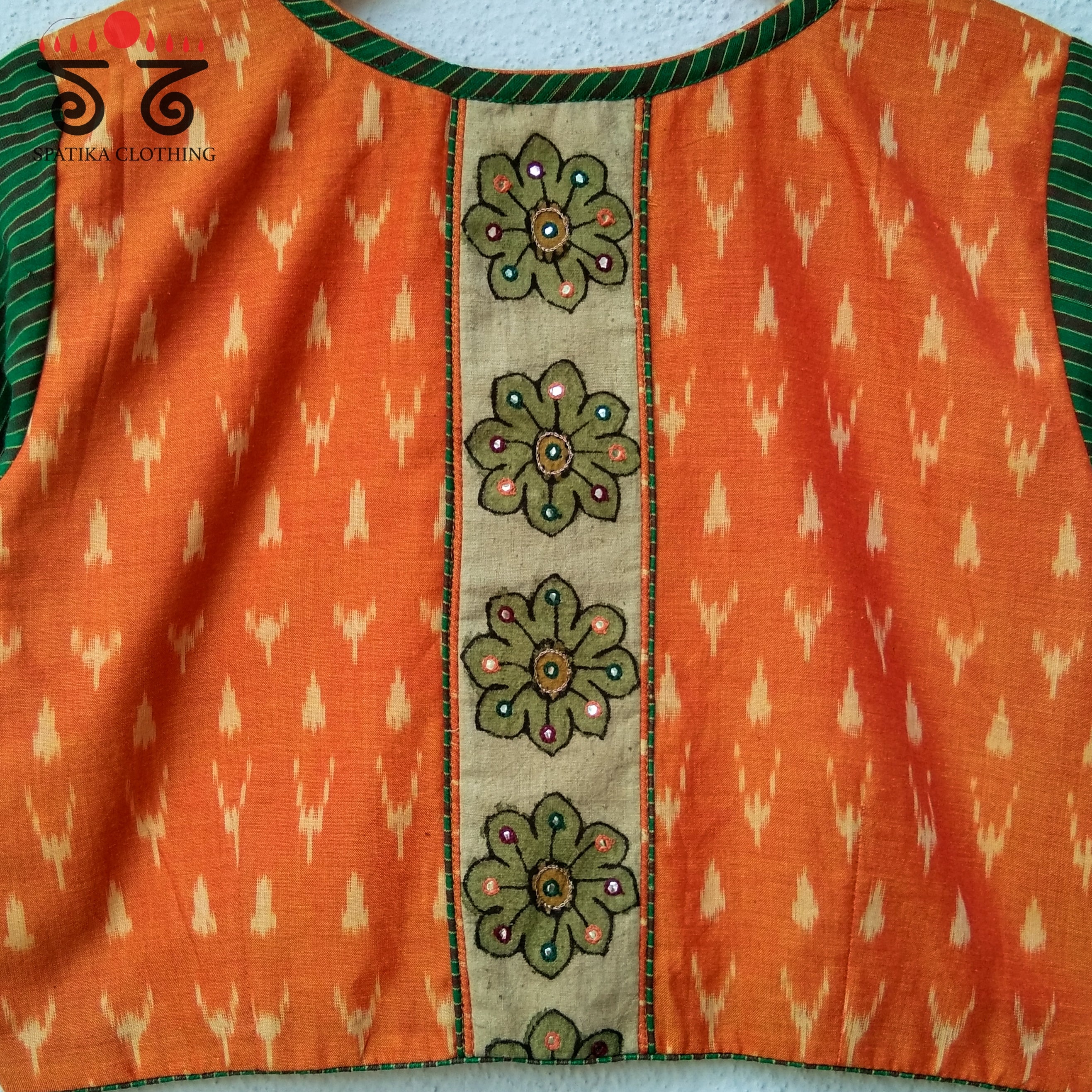 The Ikat - Pen Kalamkari Blouse