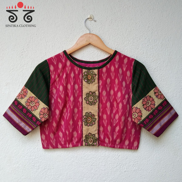 The Ikat - Pen Kalamkari Blouse