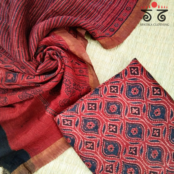 Ajrak Linen - Fabric Set Of 2