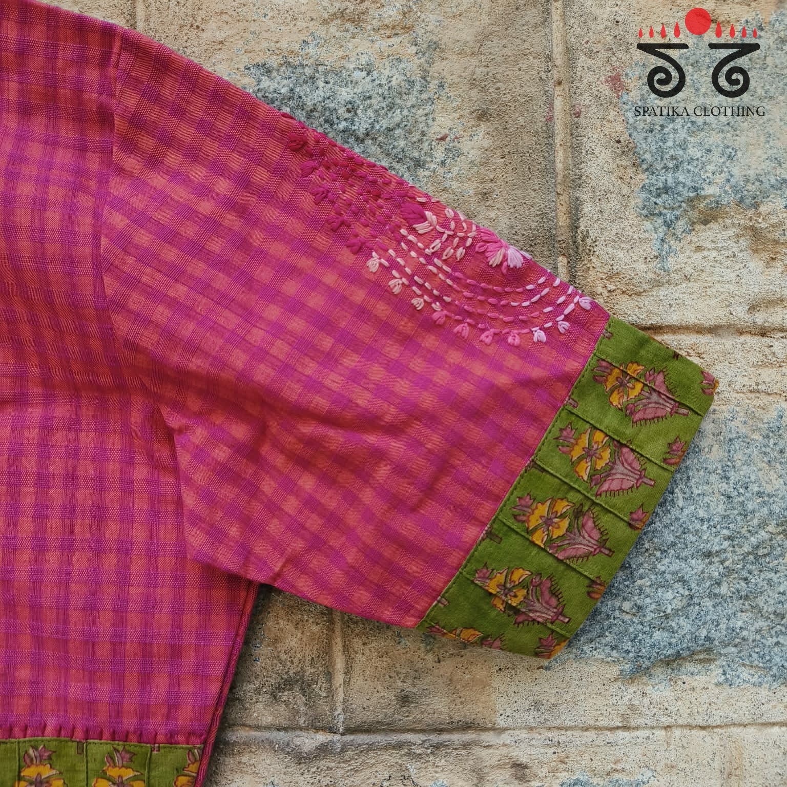 Chikan Hand - Embroidered Blouse