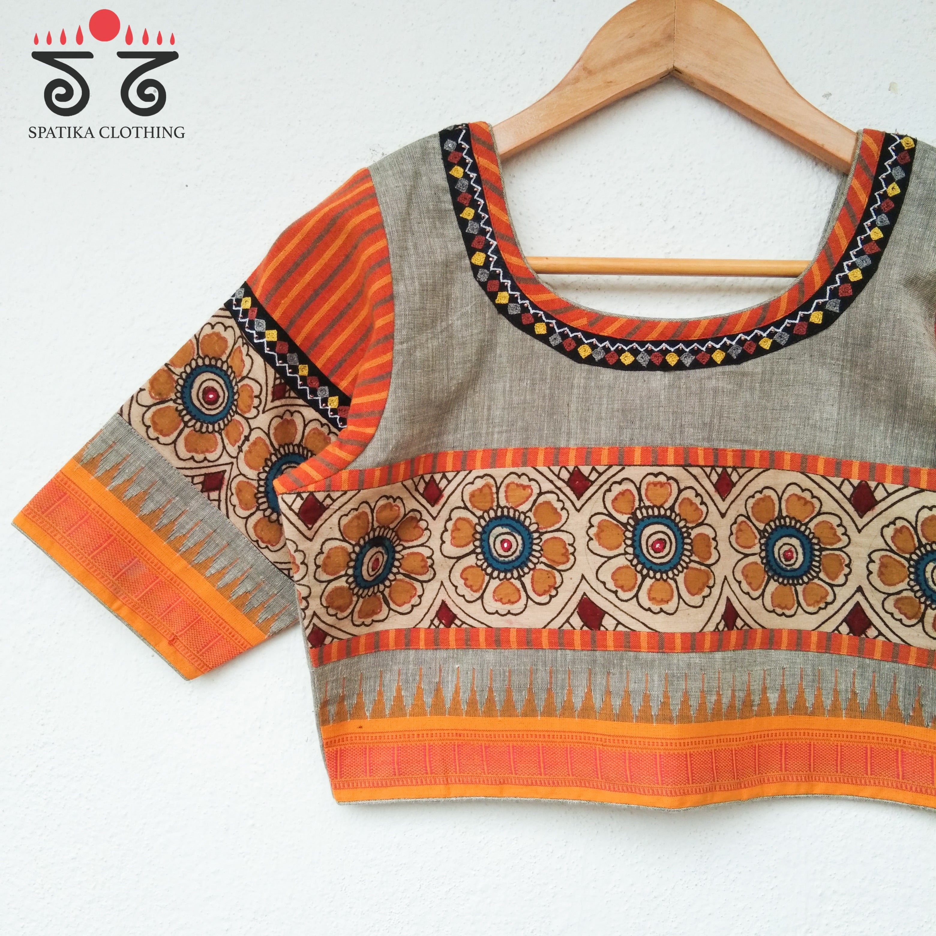 The Ponduru - Pen Kalamkari Blouse
