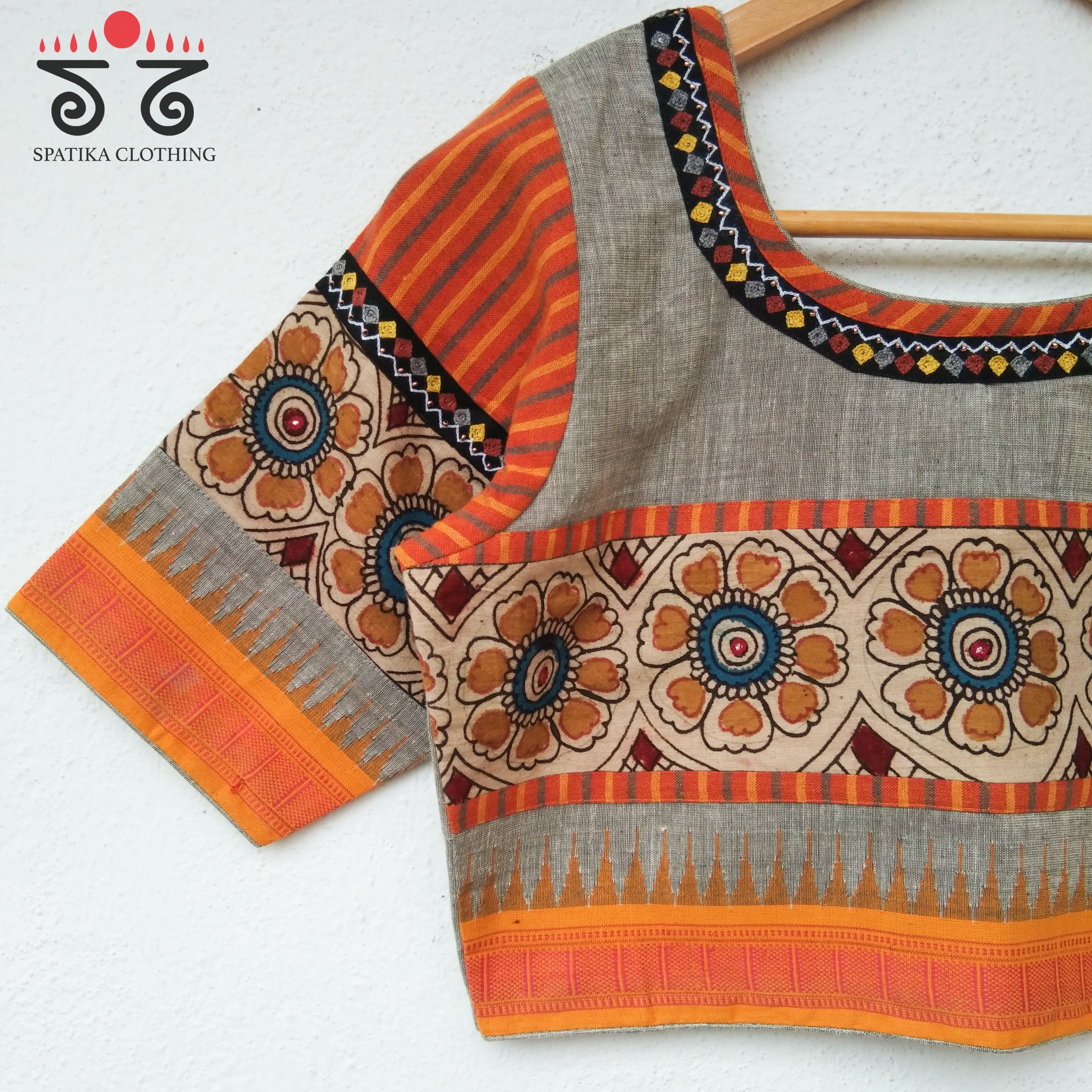 The Ponduru - Pen Kalamkari Blouse