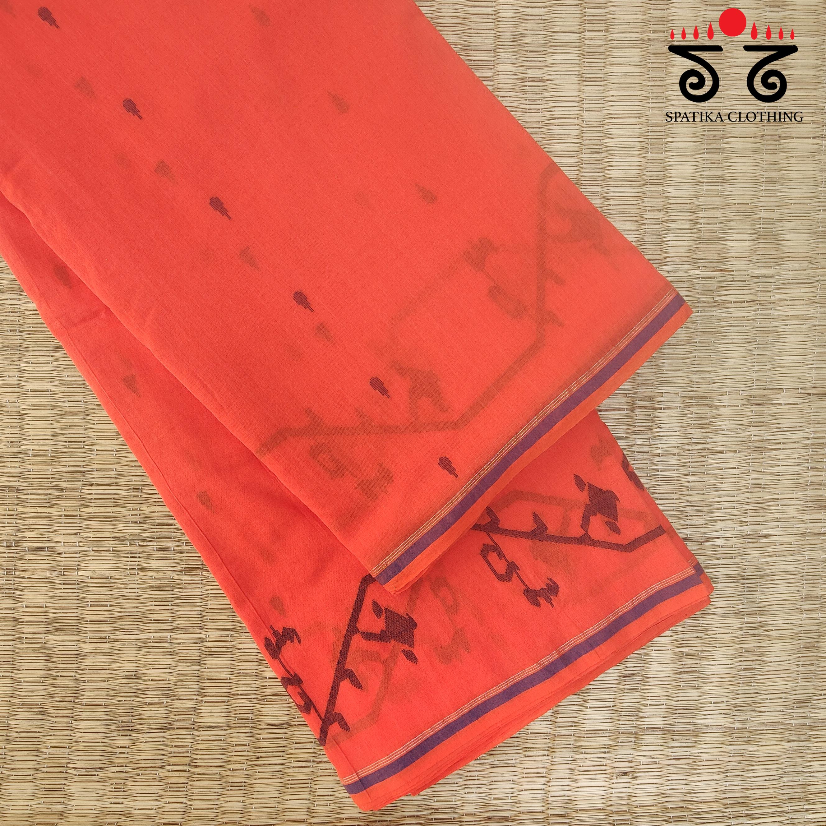 Jamdhani on Bengal Cotton Saree