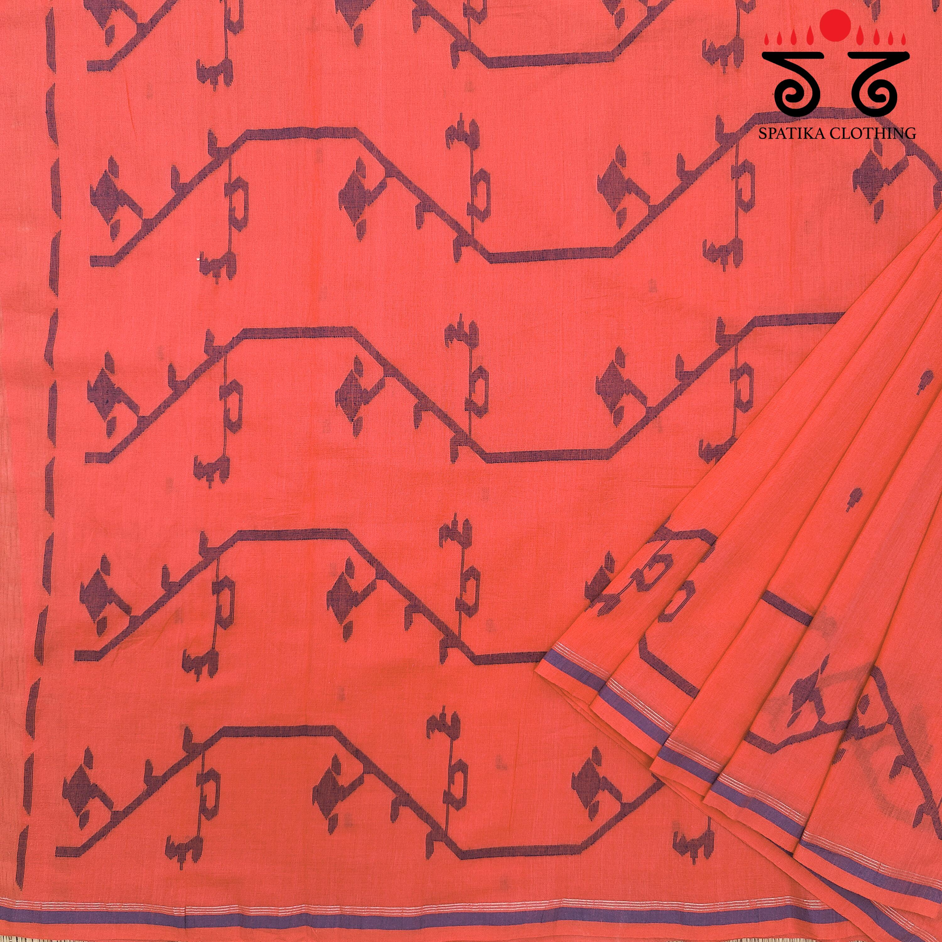 Jamdhani on Bengal Cotton Saree