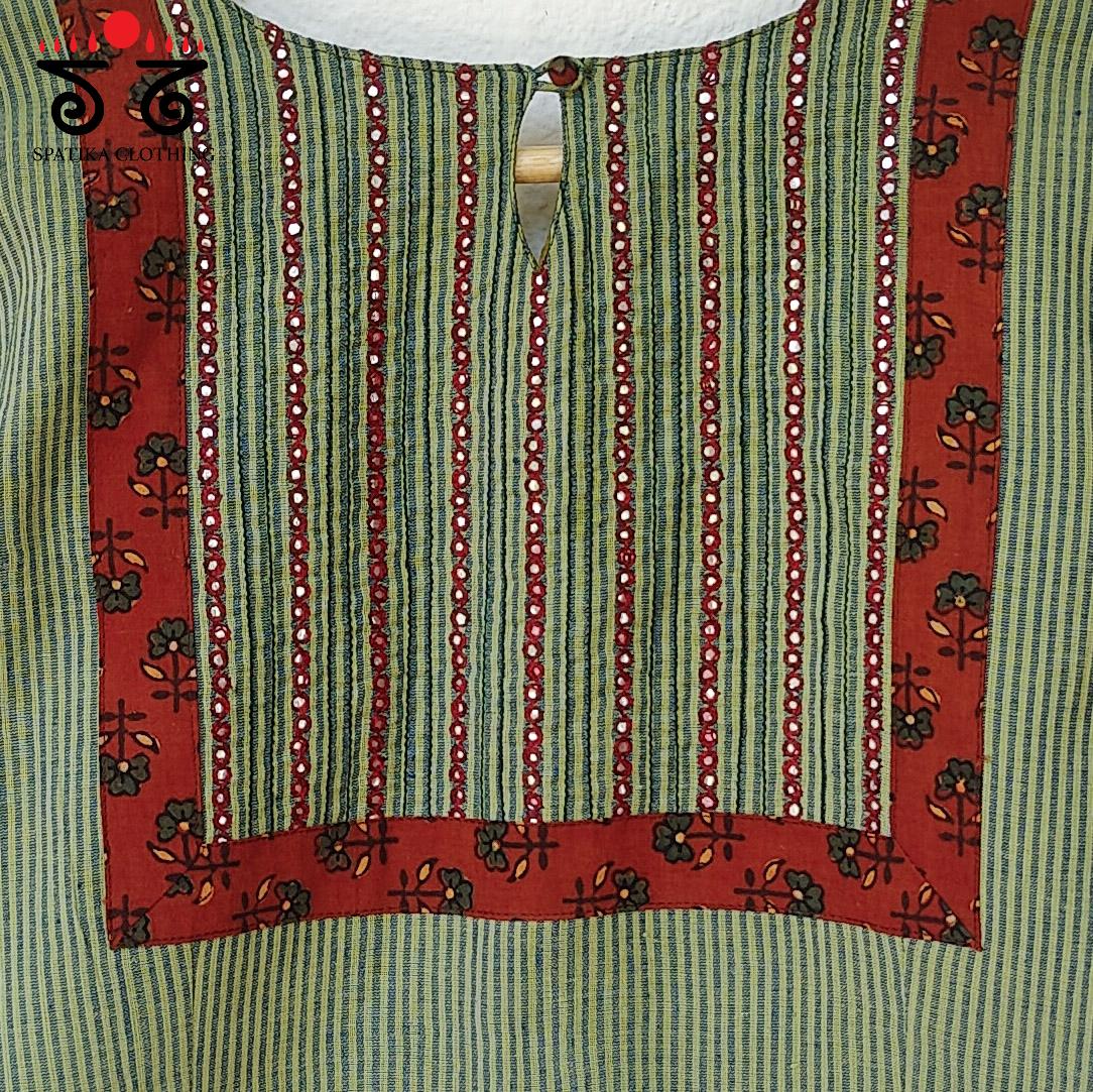 Mirror Work Hand embroidered Blouse