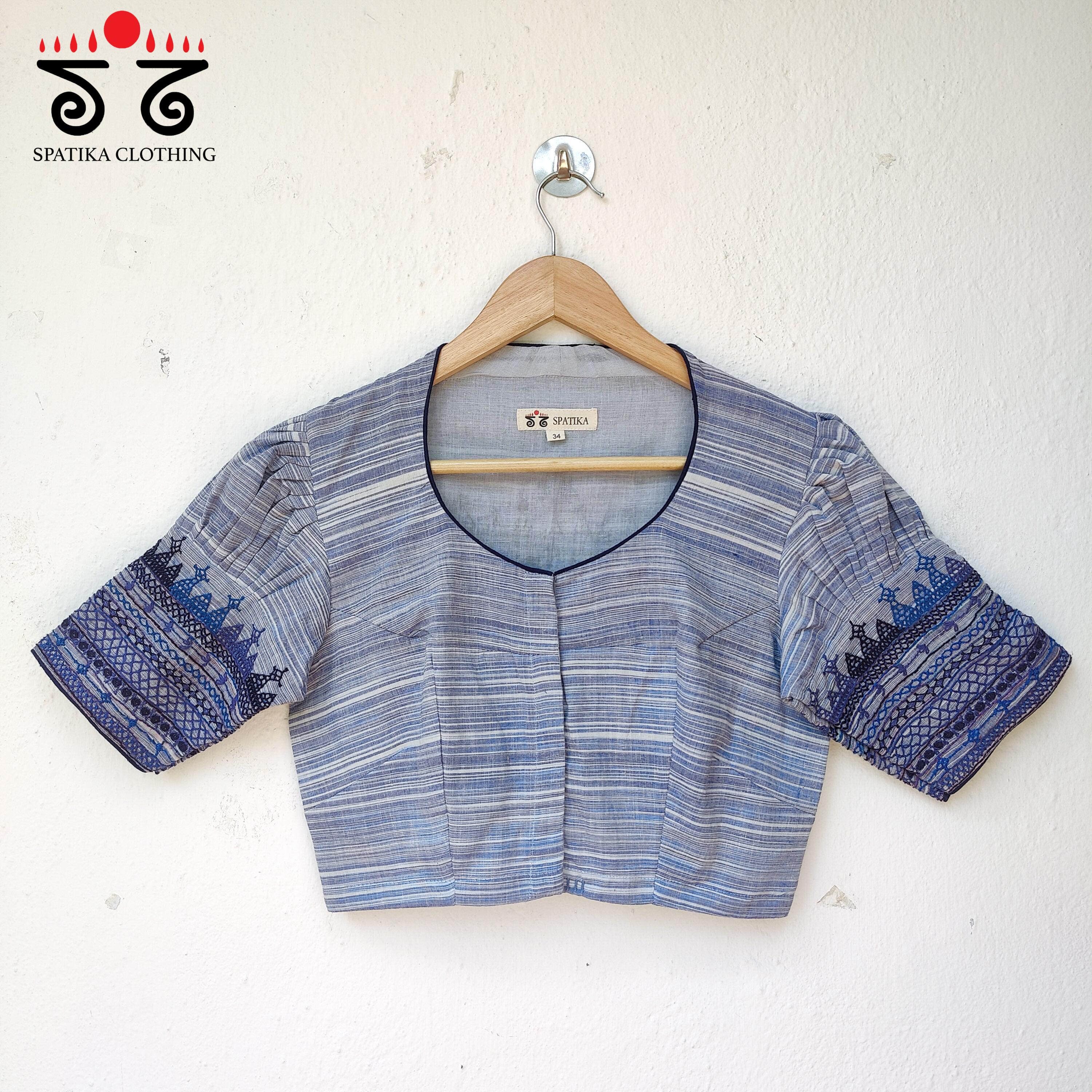 The Puff Sleeved Lambani blouse