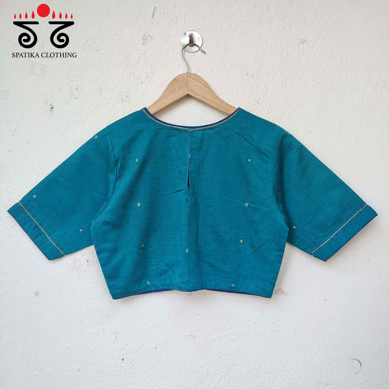 Jamdhani on Bengal Cotton Blouse