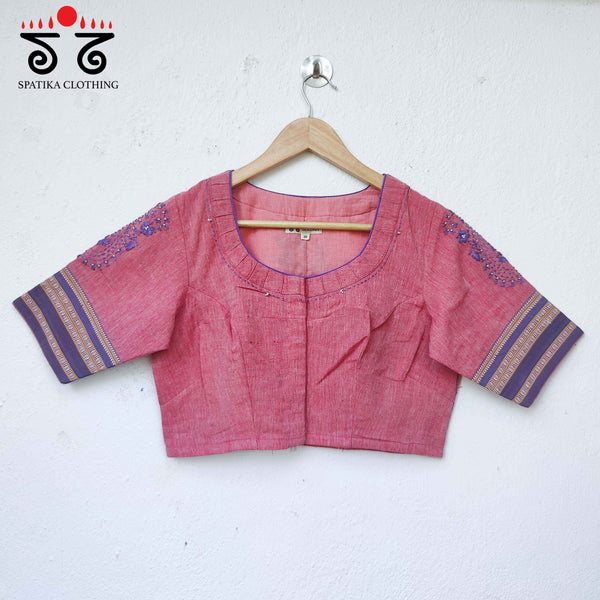 Chikan Hand - Embroidered Blouse