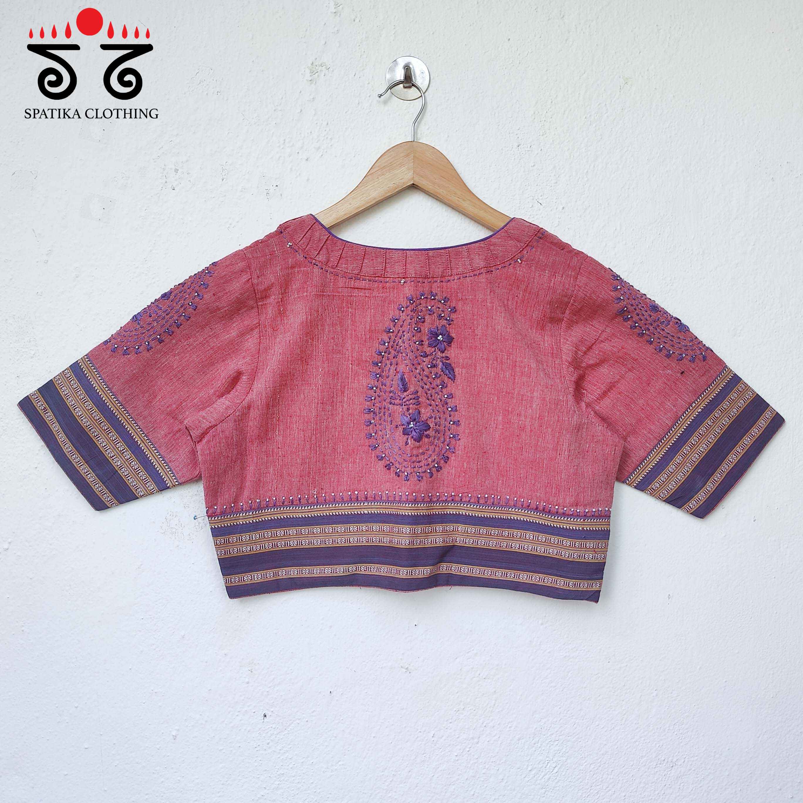 Chikan Hand - Embroidered Blouse