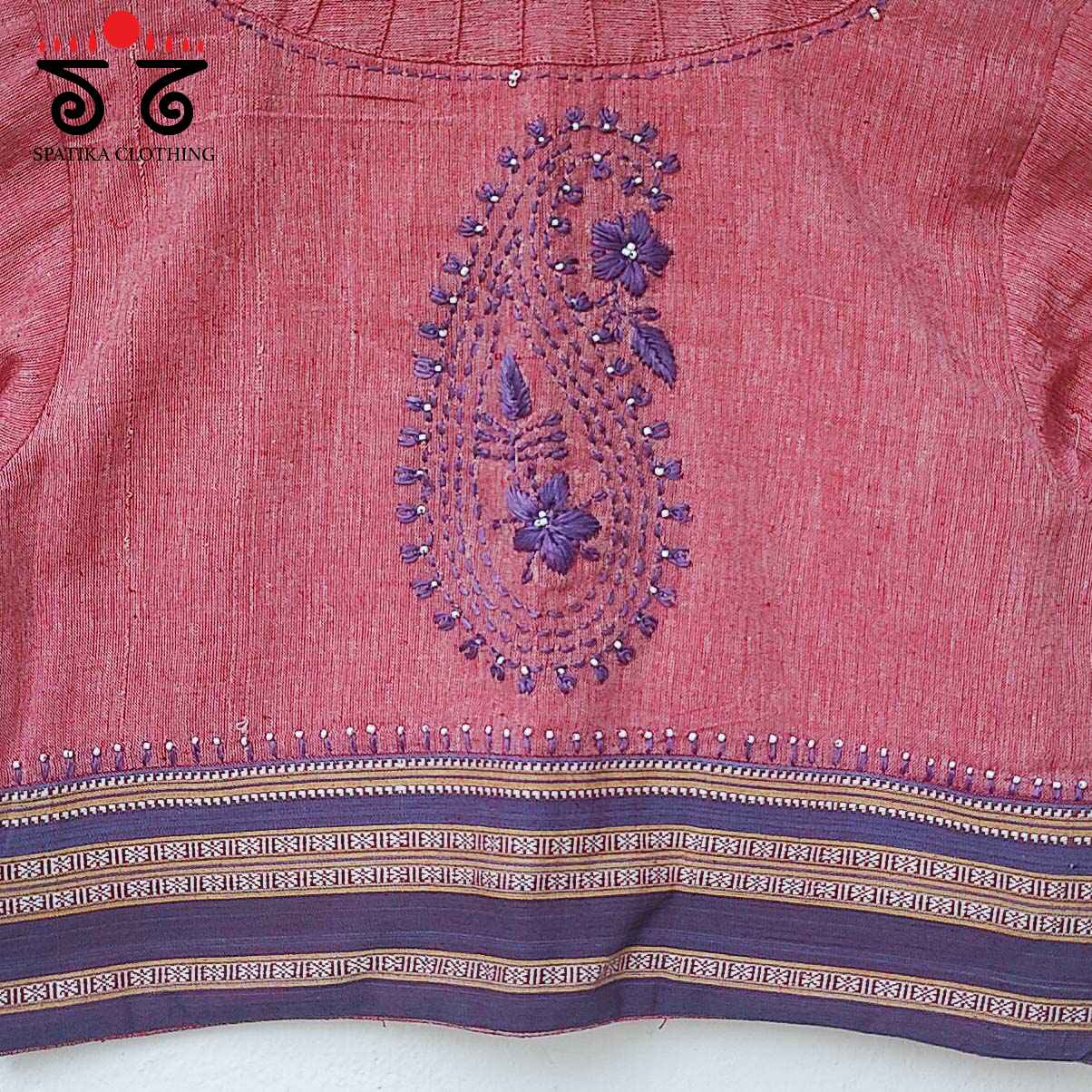 Chikan Hand - Embroidered Blouse