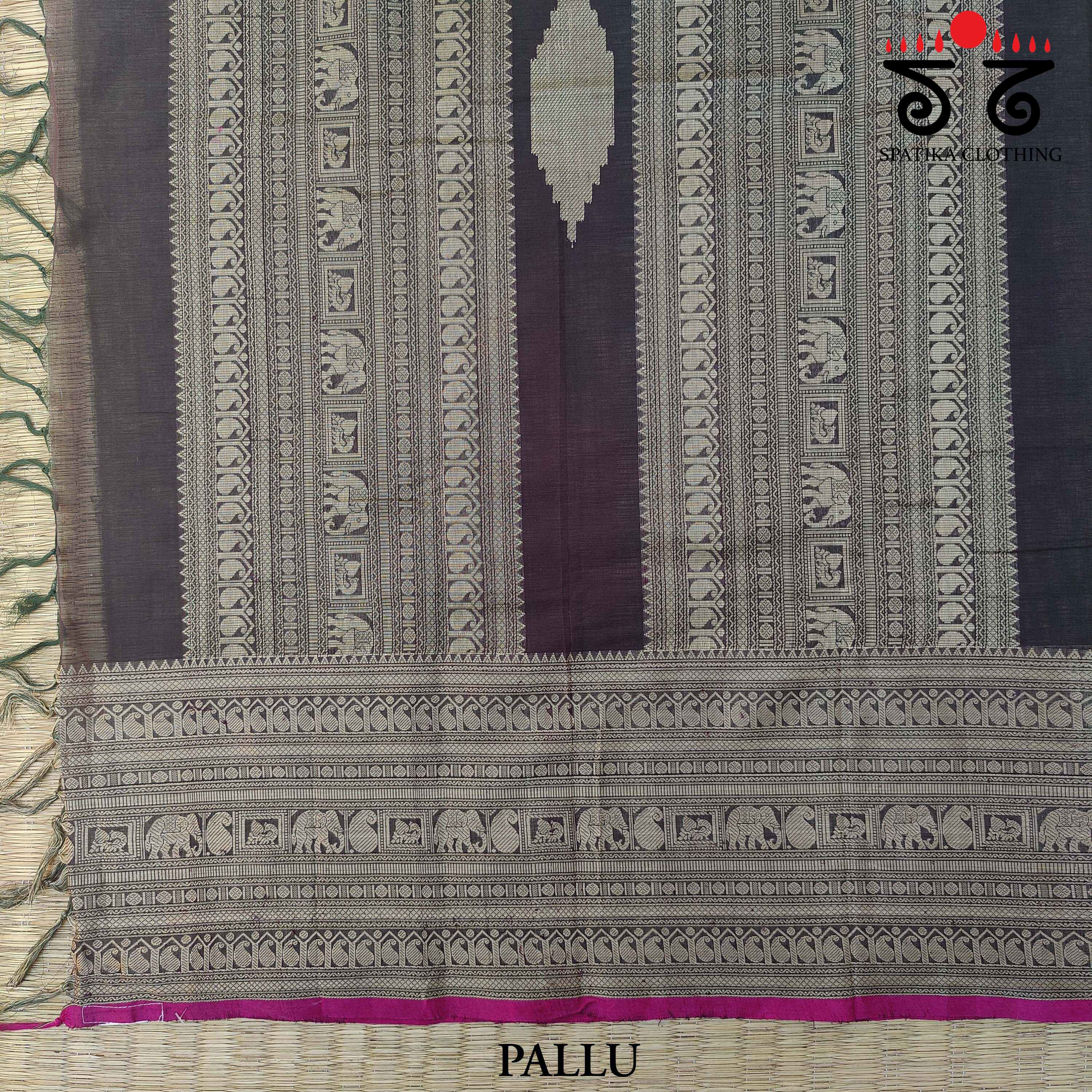 Kanchi Handwoven Cotton Saree