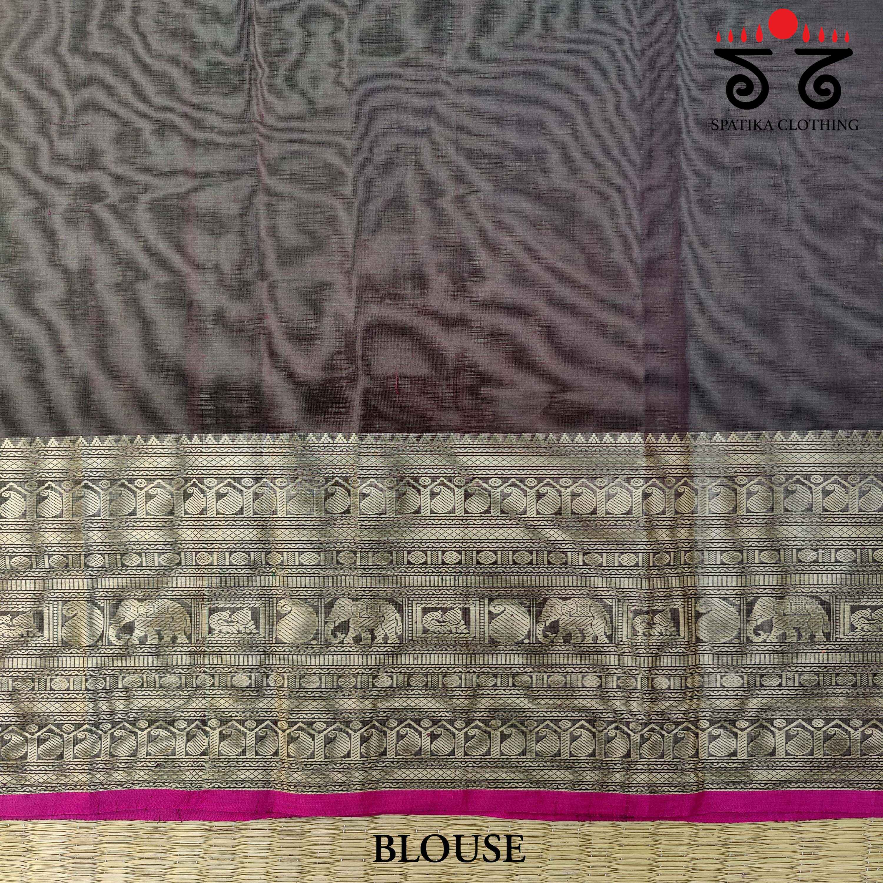 Kanchi Handwoven Cotton Saree