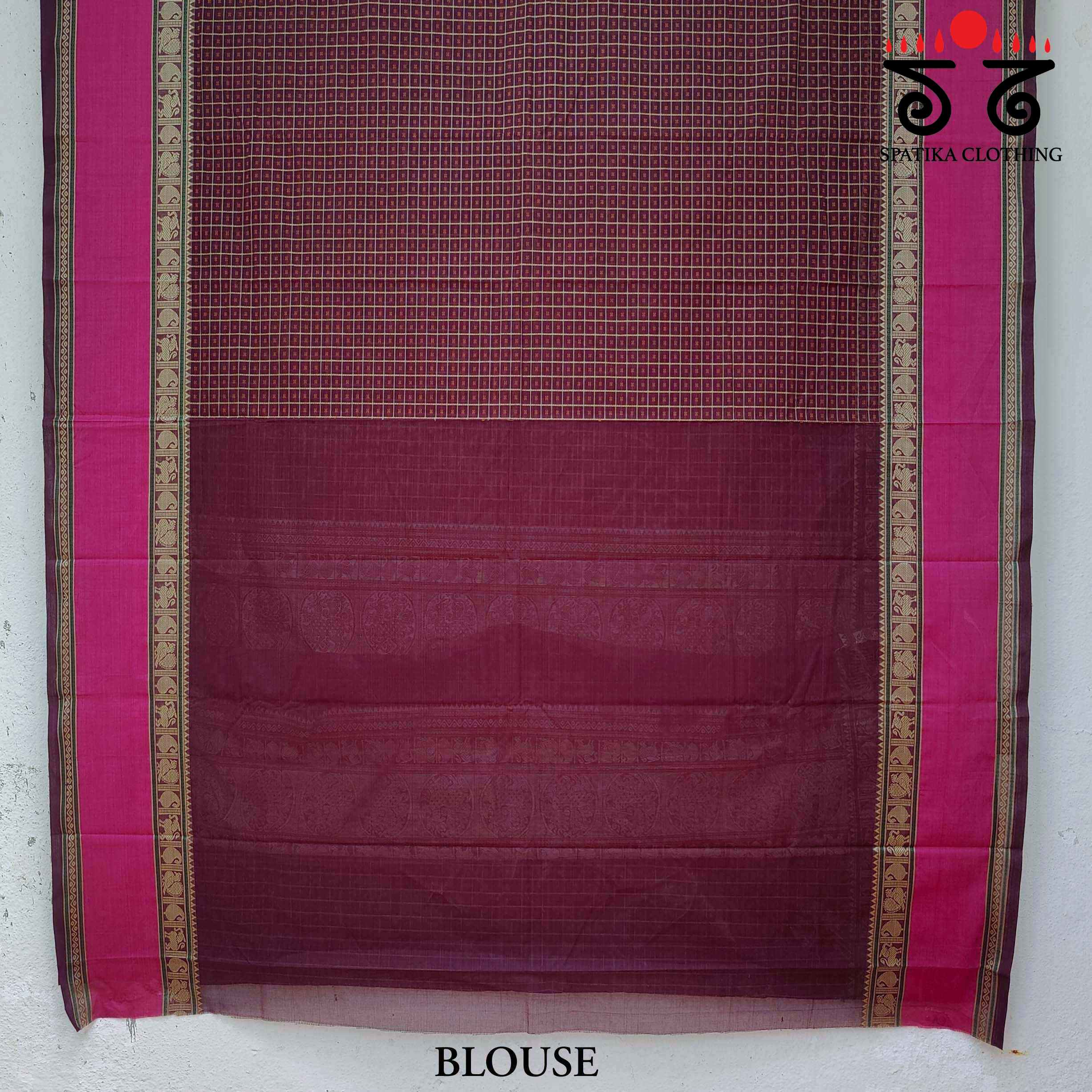 Kanchi Cotton Laksha Deepam - Handwoven Cotton Saree