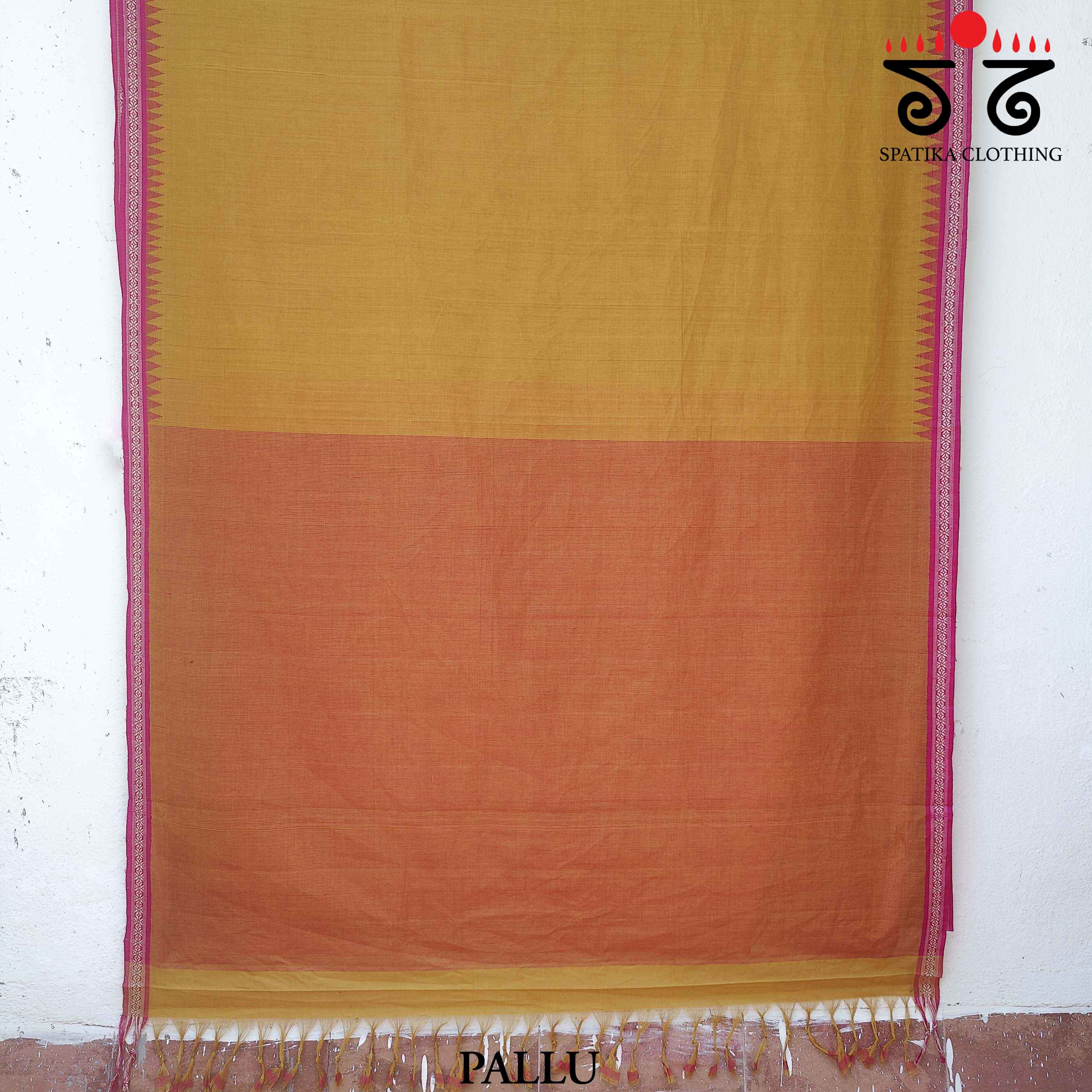 Ponduru Handspun Cotton Saree