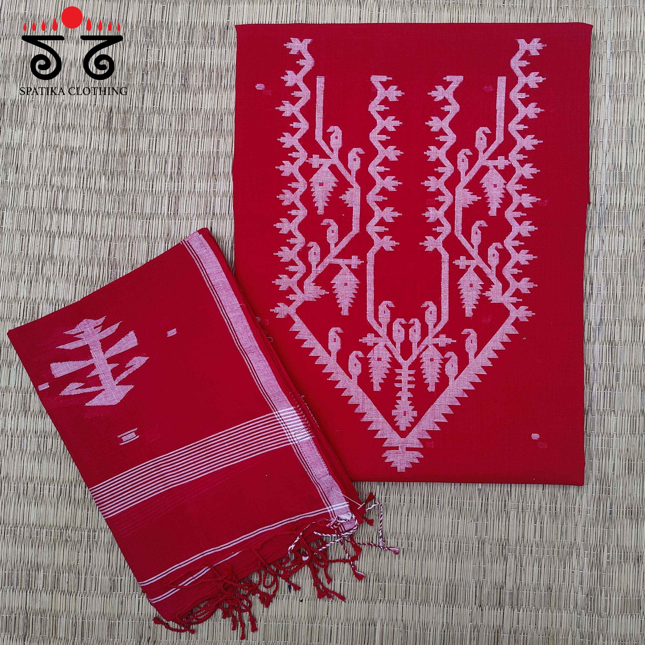 Jamdhani on Bengal Cotton Kurta- Set of Two