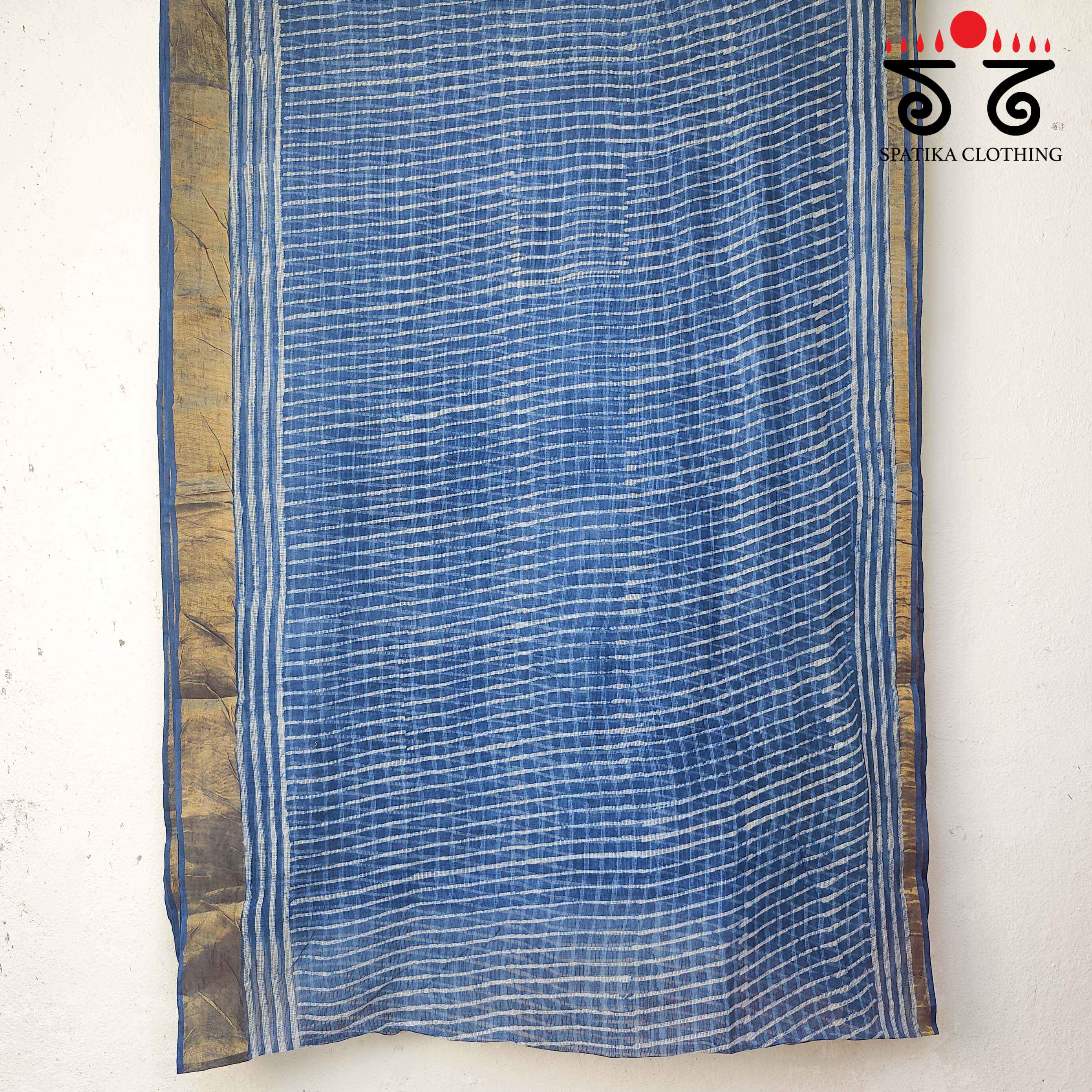 Akola Handblock Print on Kota Saree