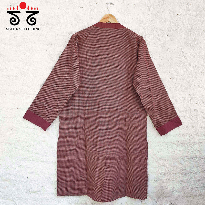 Men's Handwoven Cotton Kurta