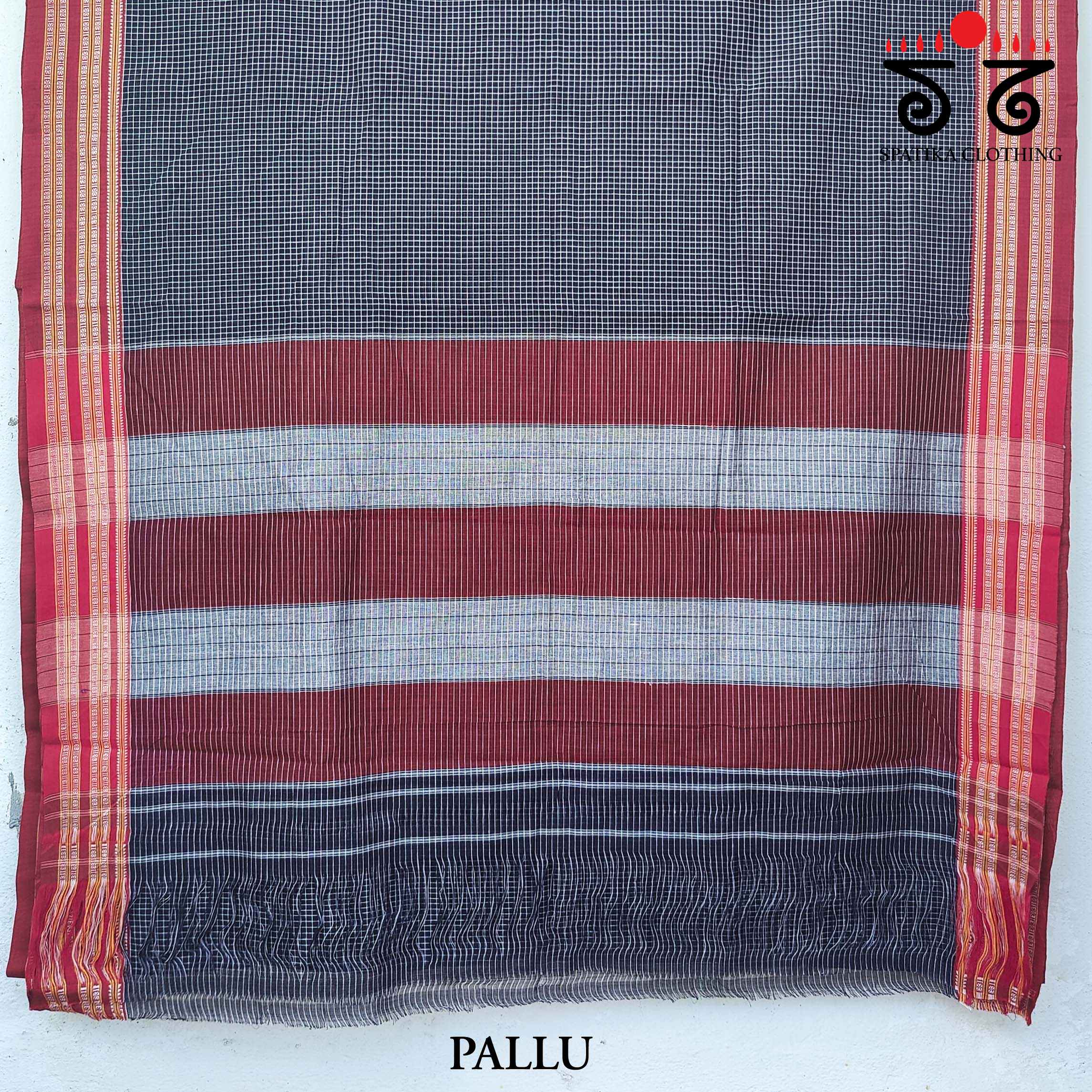 Handwoven Ilkal Cotton saree