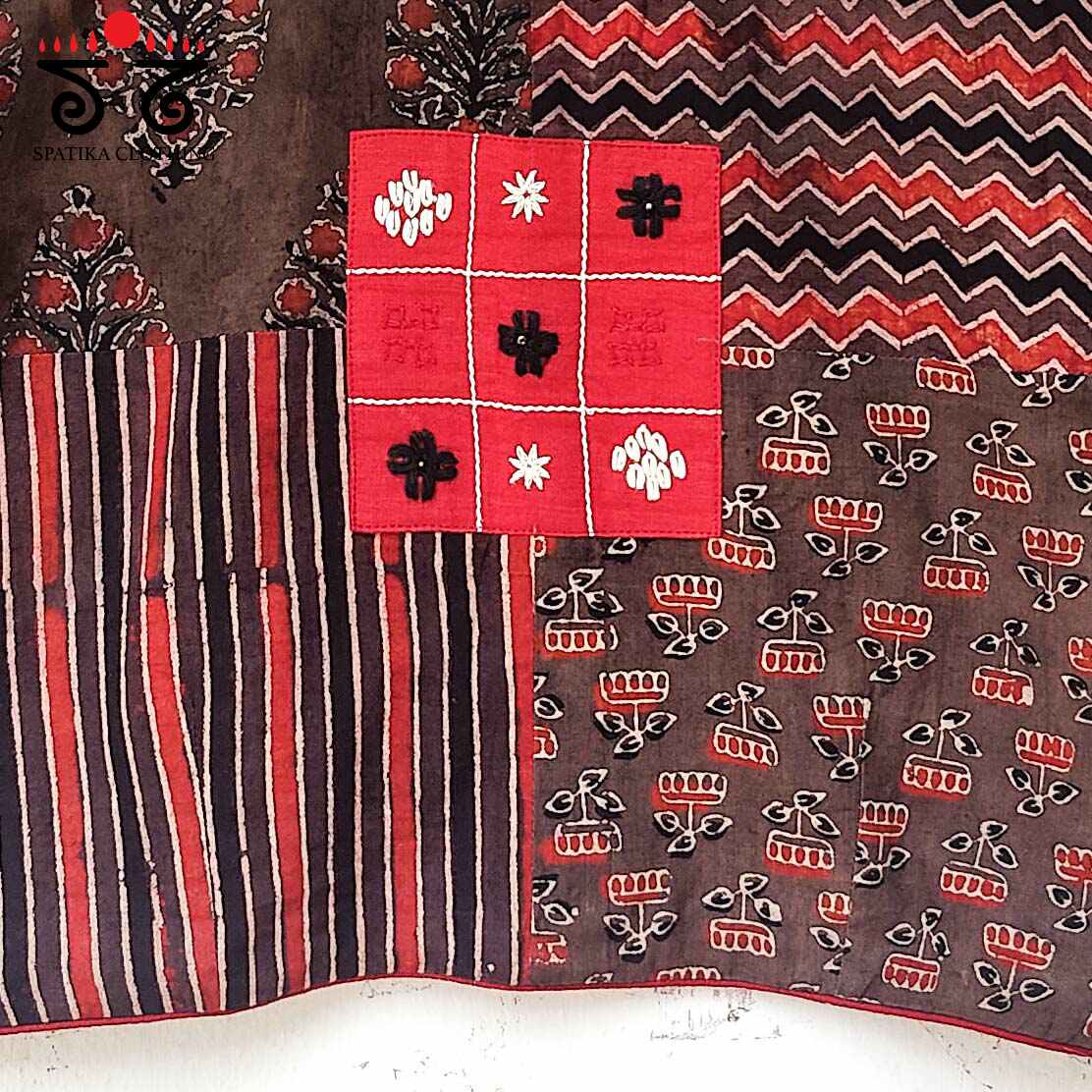 The Ajrakh Collage Blouse