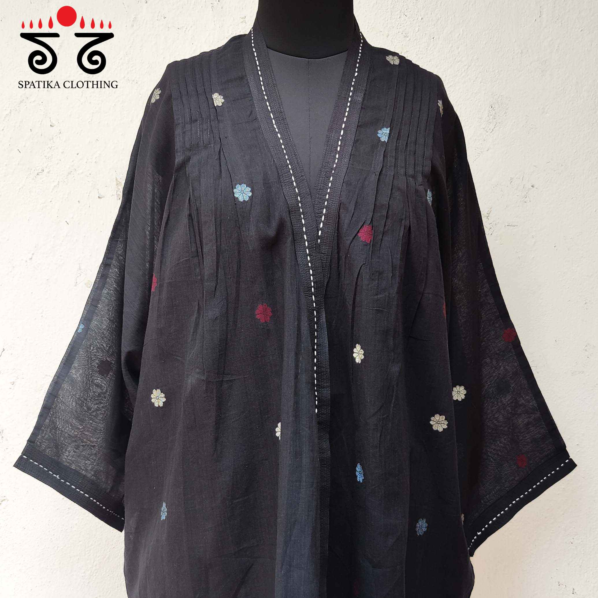 Handwoven Jamdhani Overlay