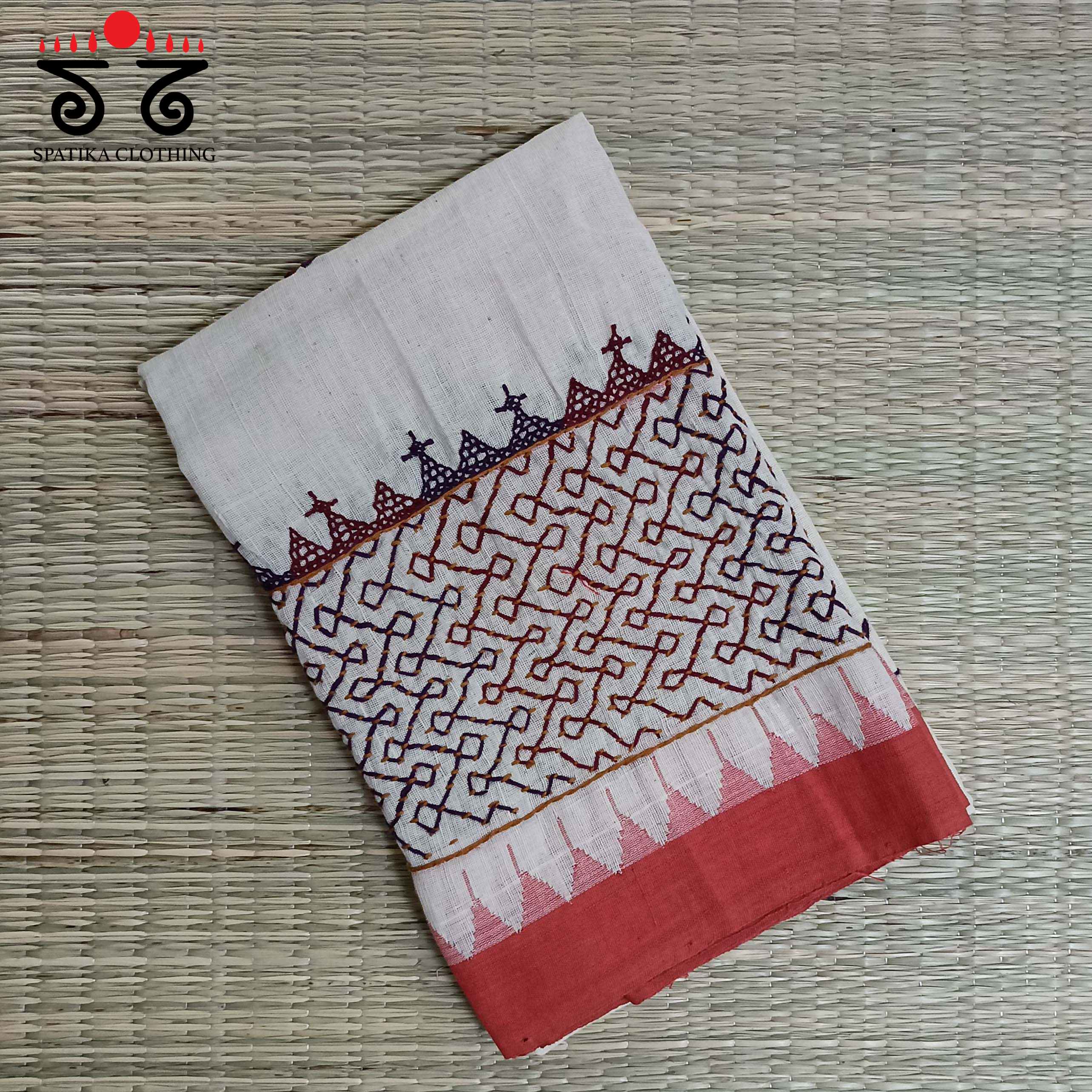 Lambani Handembroidery on Ponduru Blouse Fabric