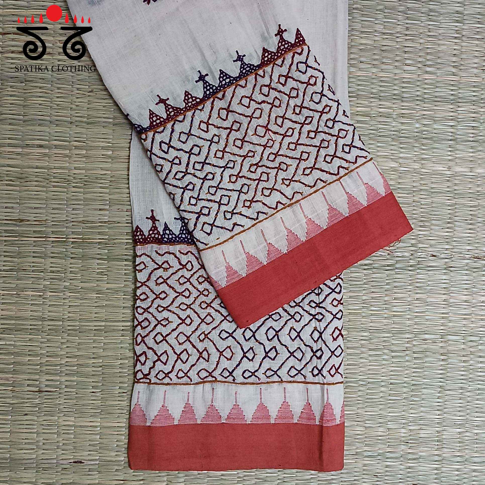 Lambani Handembroidery on Ponduru Blouse Fabric