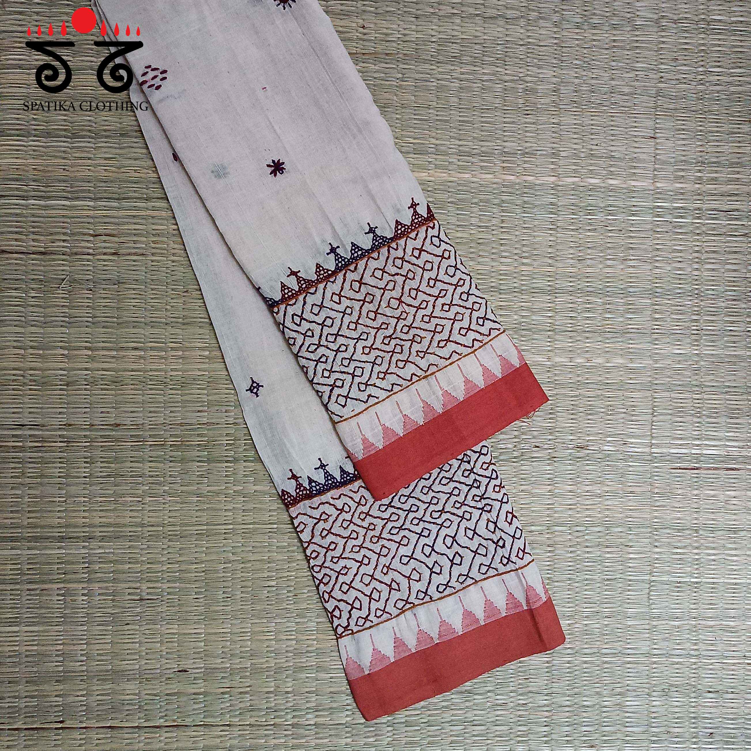 Lambani Handembroidery on Ponduru Blouse Fabric