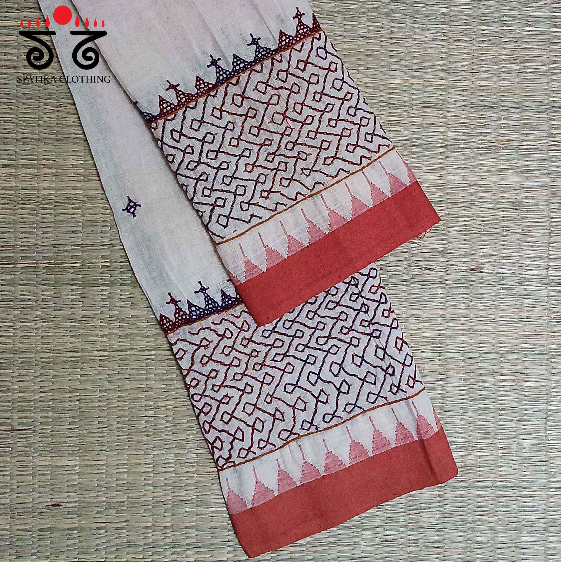 Lambani Handembroidery on Ponduru Blouse Fabric