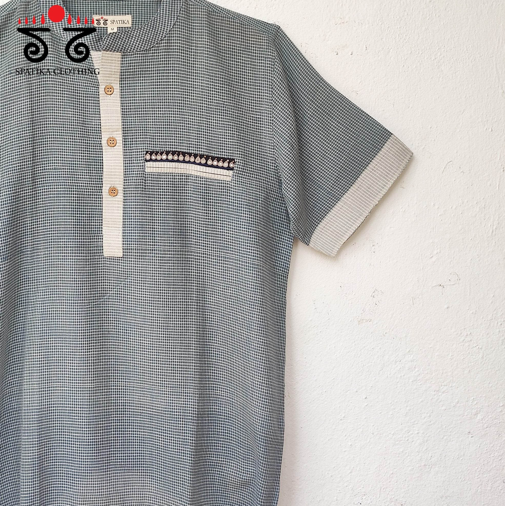 Men's Handwoven Ilkal Shirt
