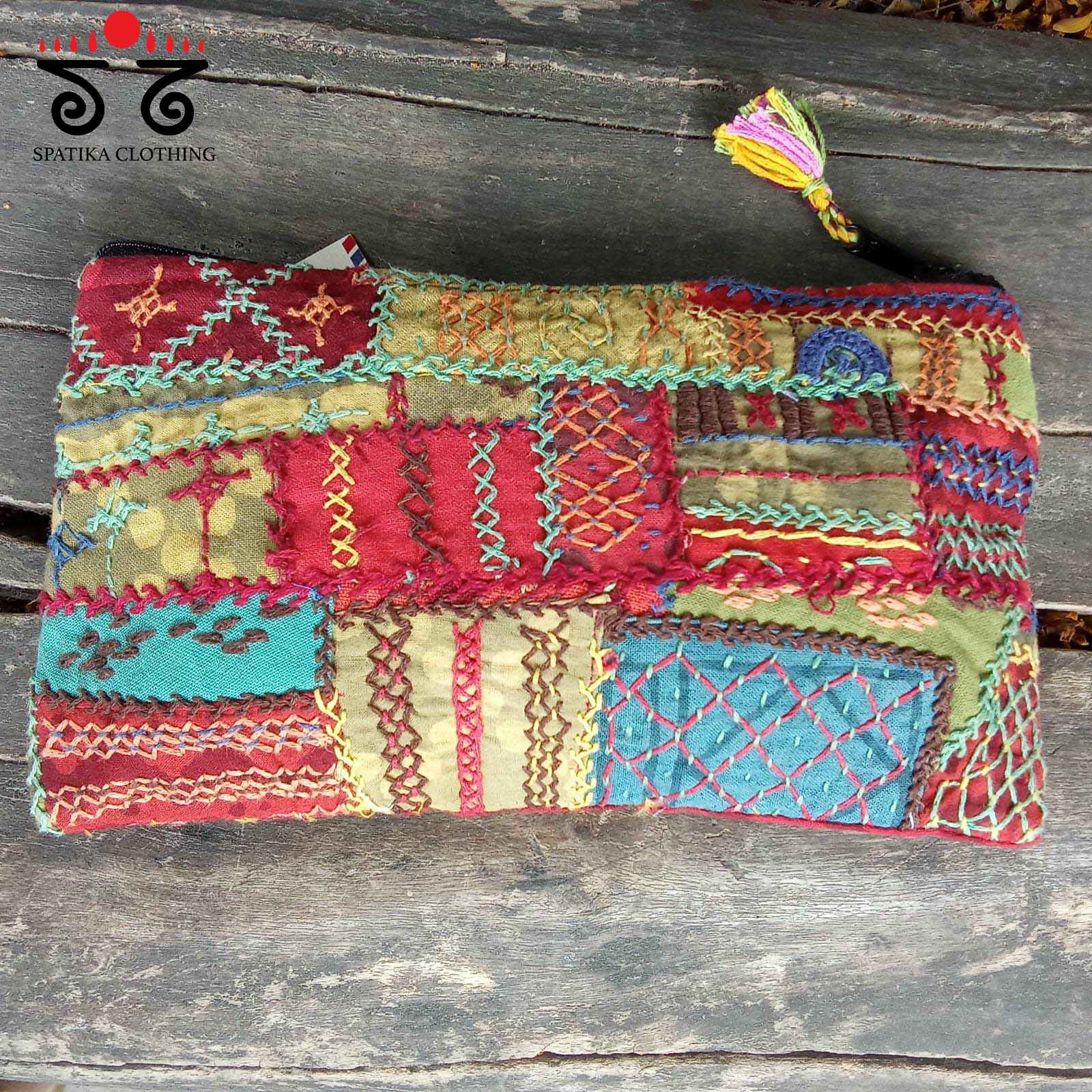 Lambani Hand Embroidered Purse - Large