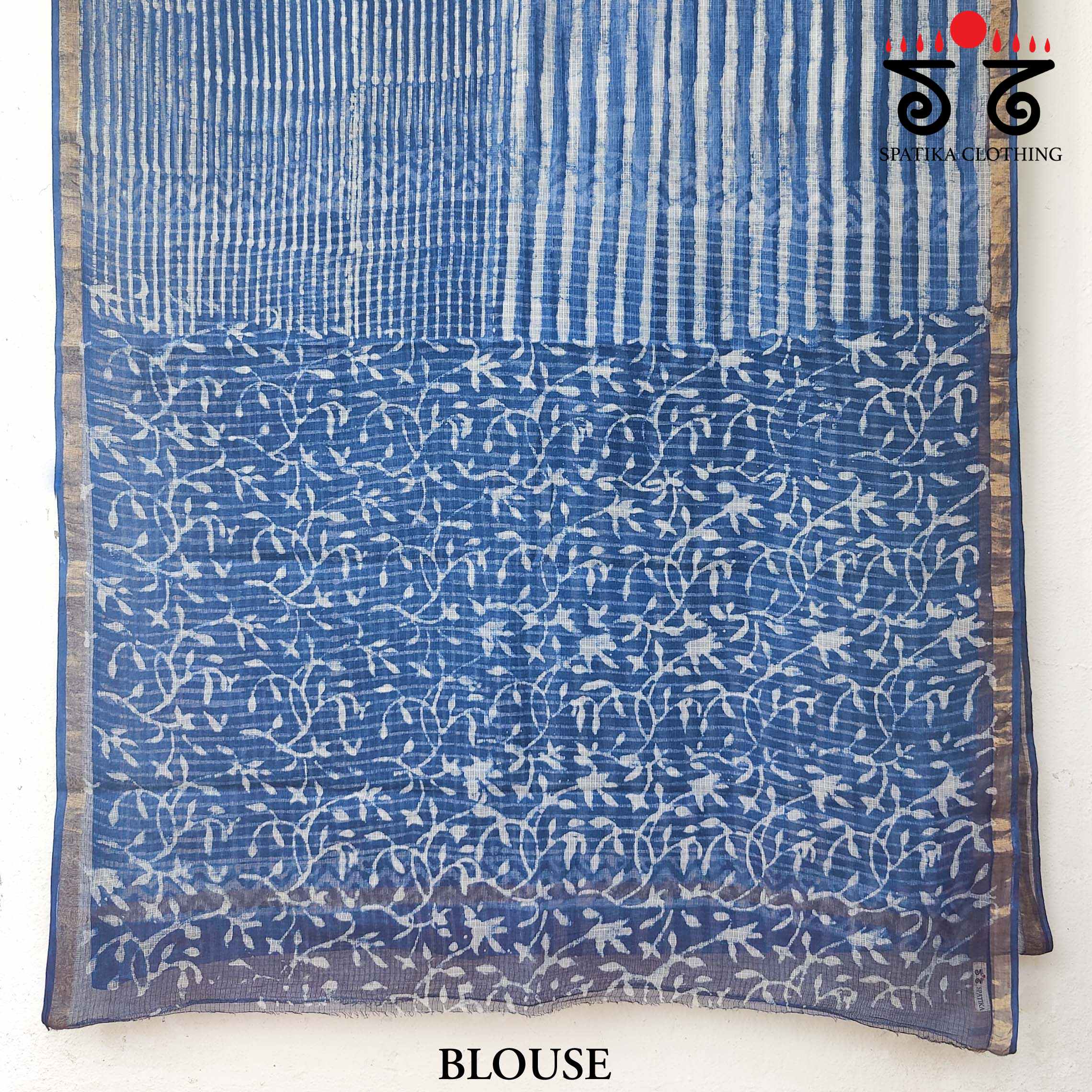 Bagru Handblock Print on Kota Saree