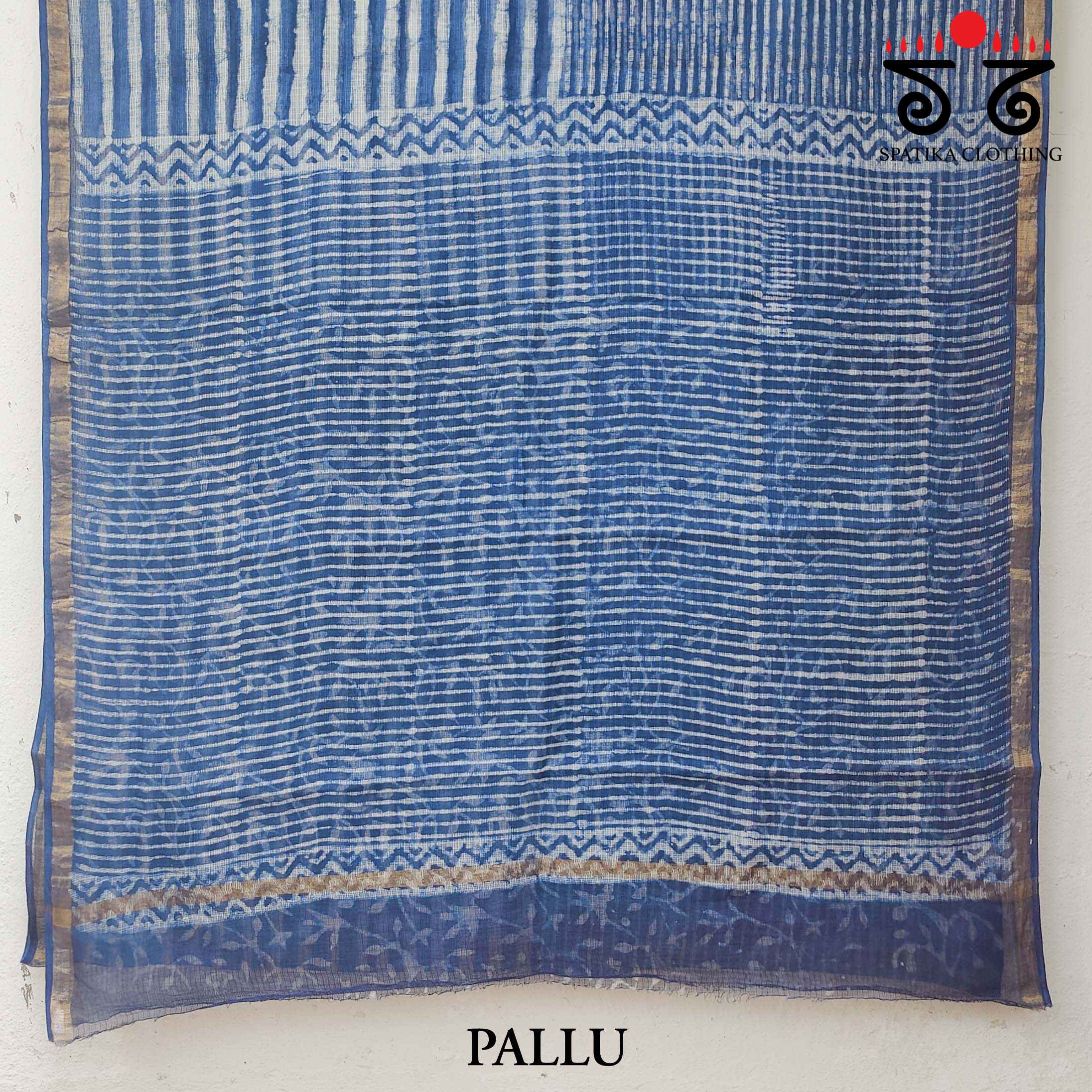 Bagru Handblock Print on Kota Saree