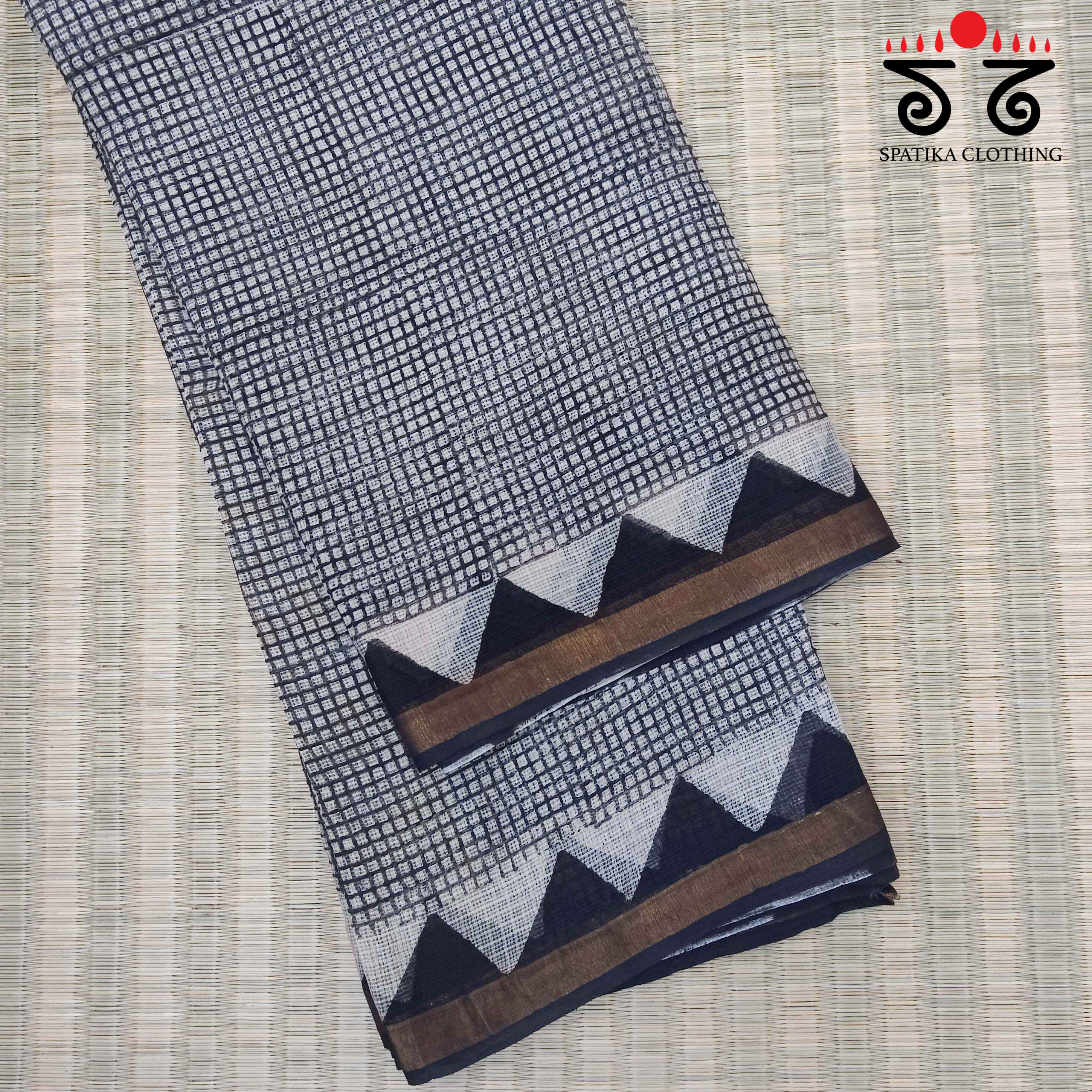 Bagru Handblock Print on Kota Saree