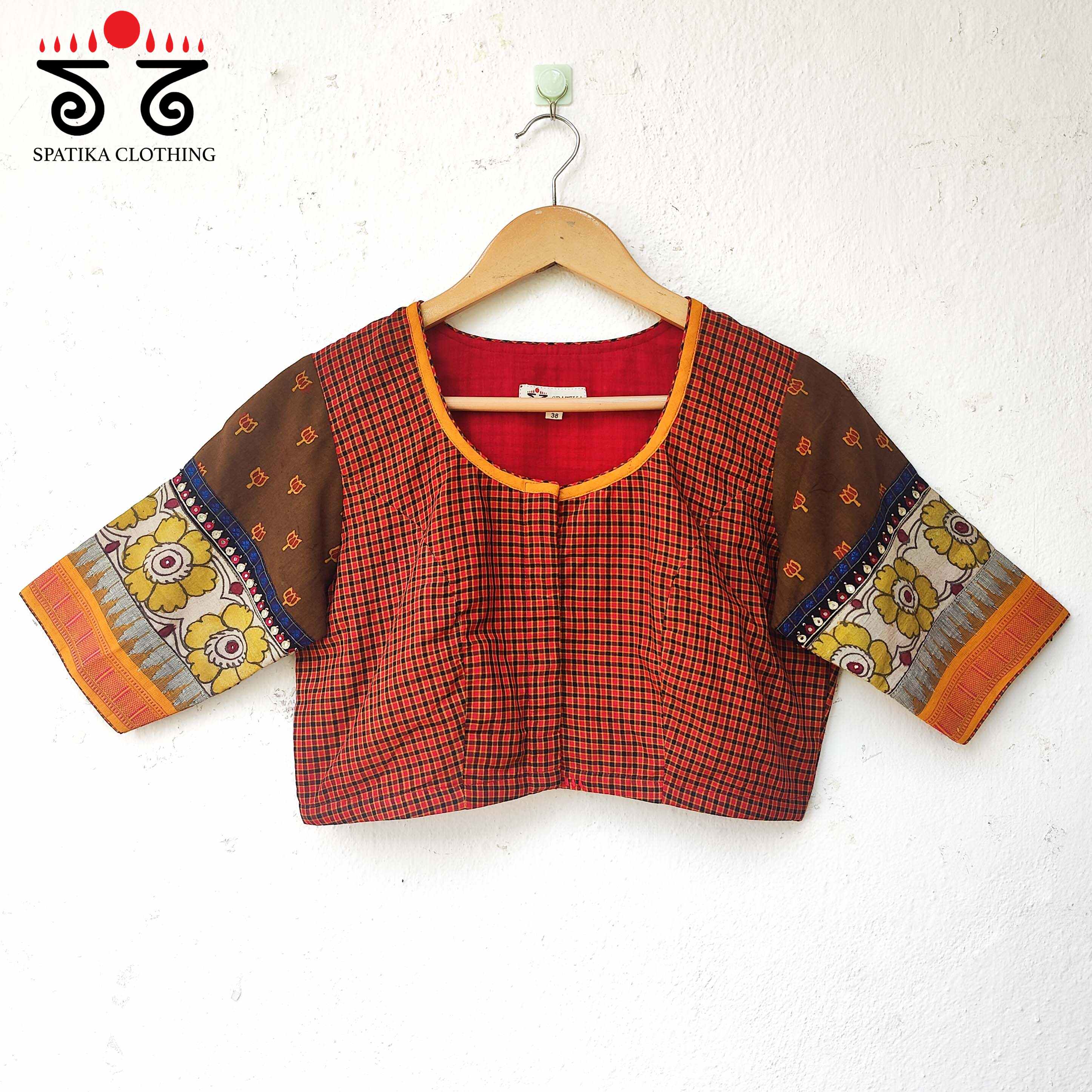 The Pen Kalamkari - Handembroidered Blouse