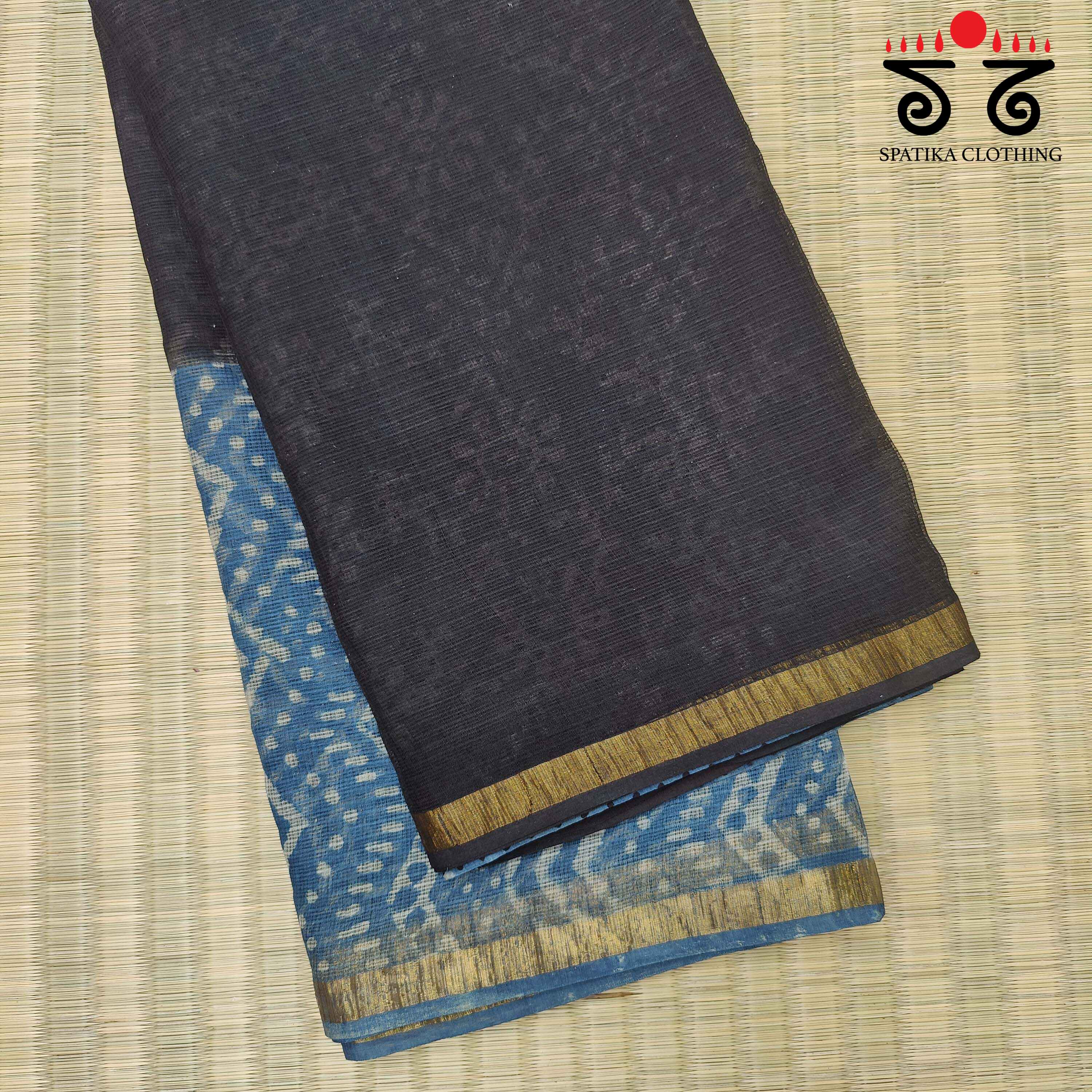 Bagru Handblock Print on Kota Saree