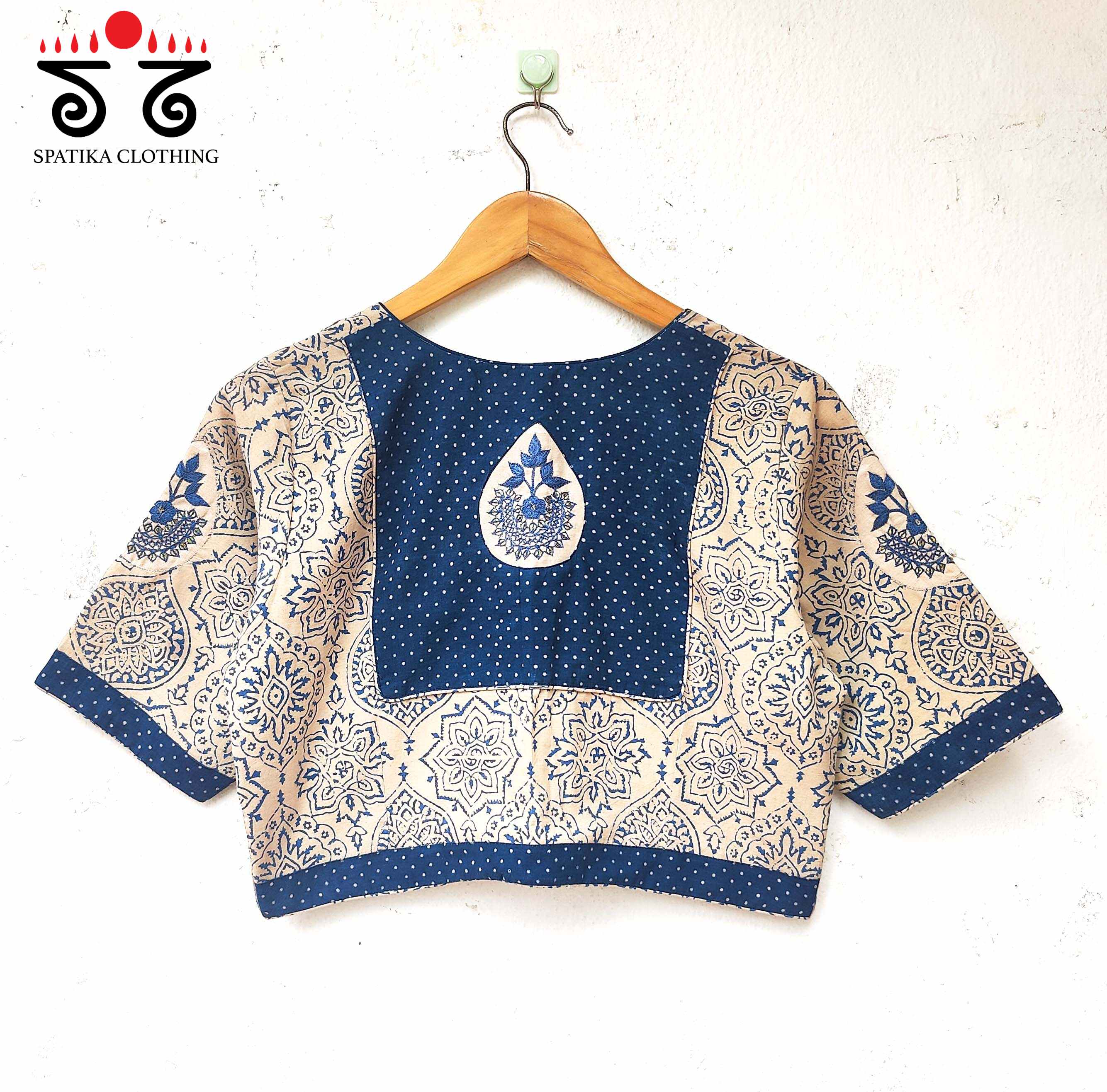 The Inlay & Yoke Handembroidered Blouse