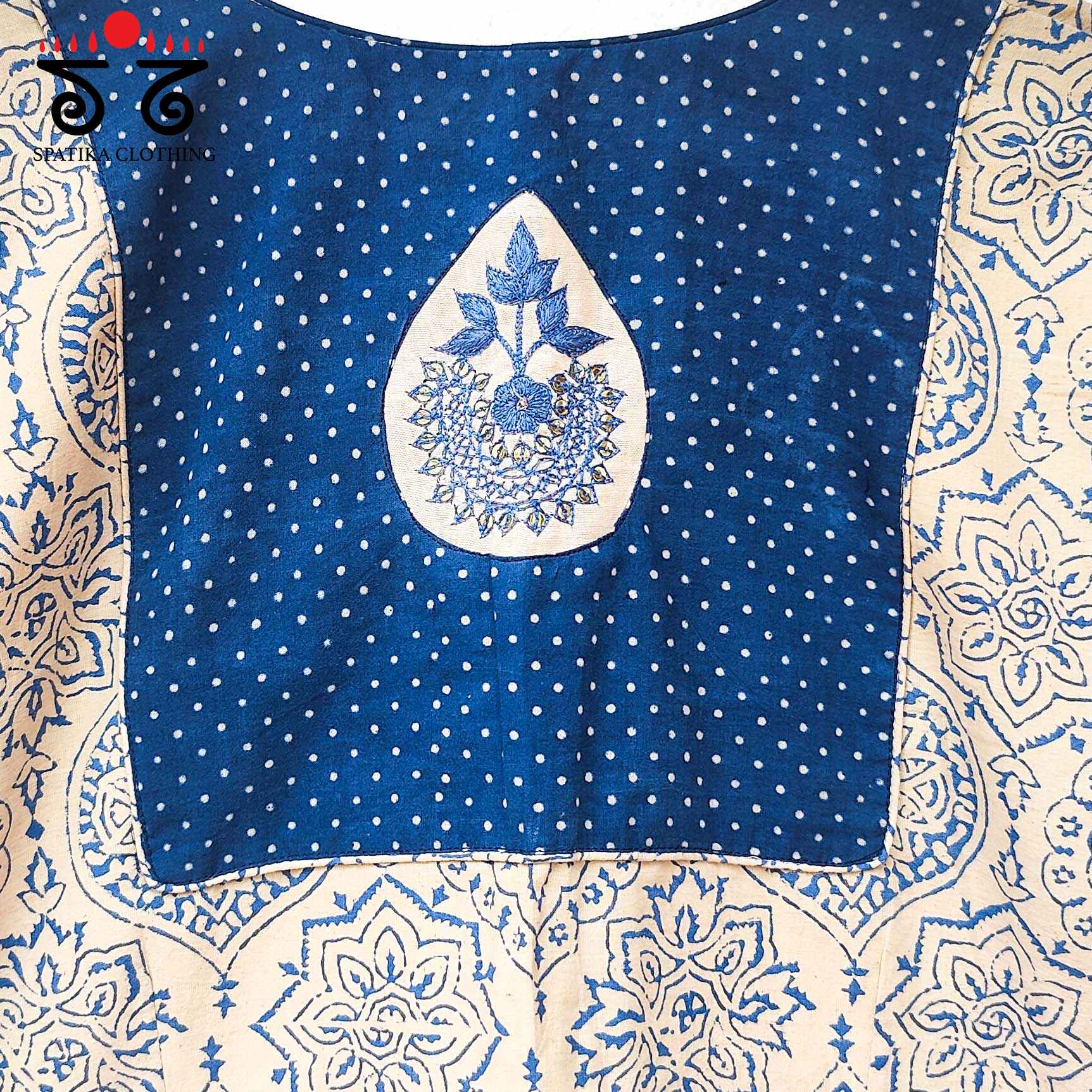 The Inlay & Yoke Handembroidered Blouse