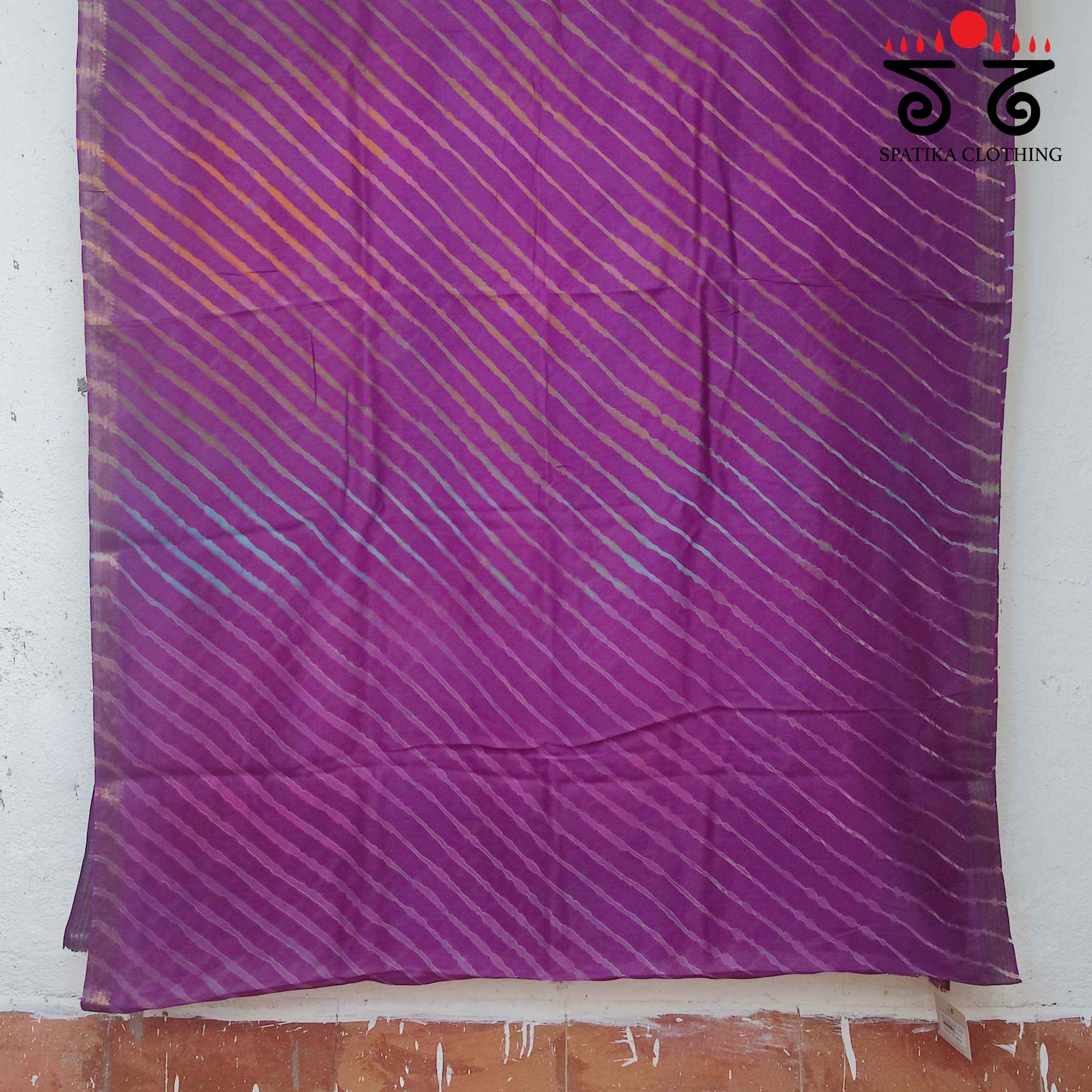 Leheriya On Maheshwari Saree